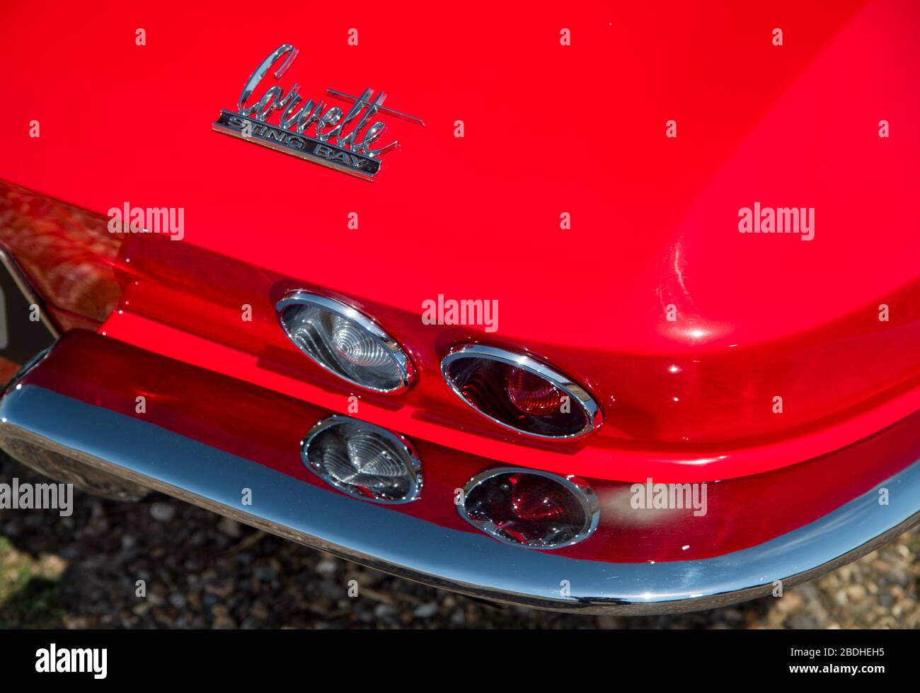 1966 Corvette Stingray classica auto sportiva americana Foto Stock