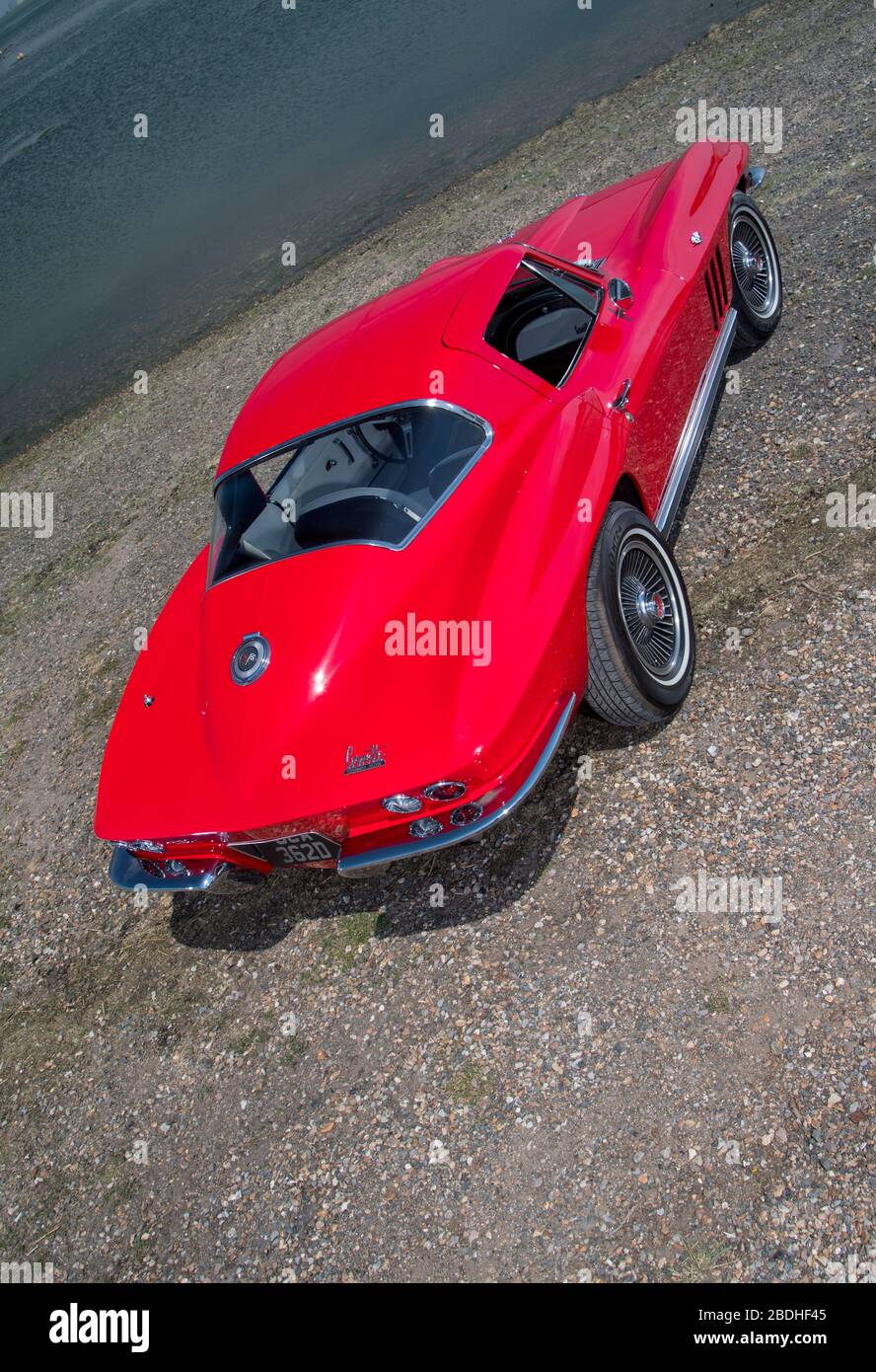1966 Corvette Stingray classica auto sportiva americana Foto Stock