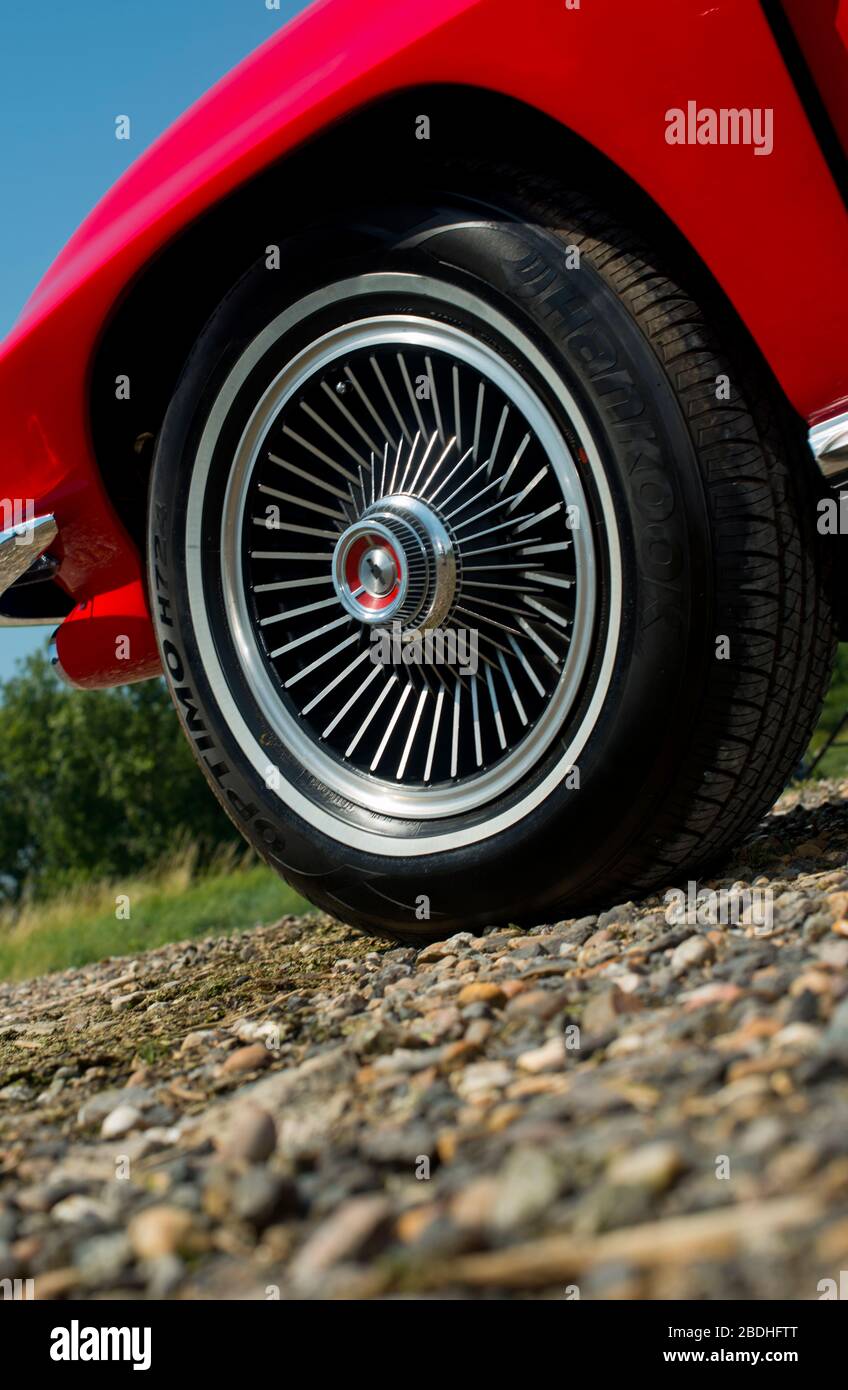 1966 Corvette Stingray classica auto sportiva americana Foto Stock