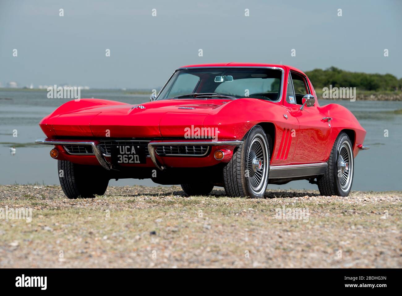 1966 Corvette Stingray classica auto sportiva americana Foto Stock