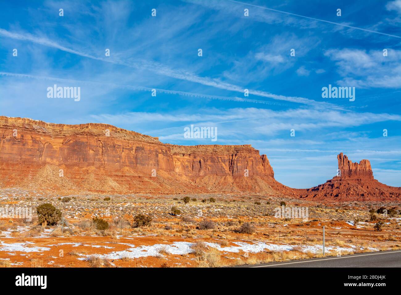 Il Monument Valley nello Utah Foto Stock