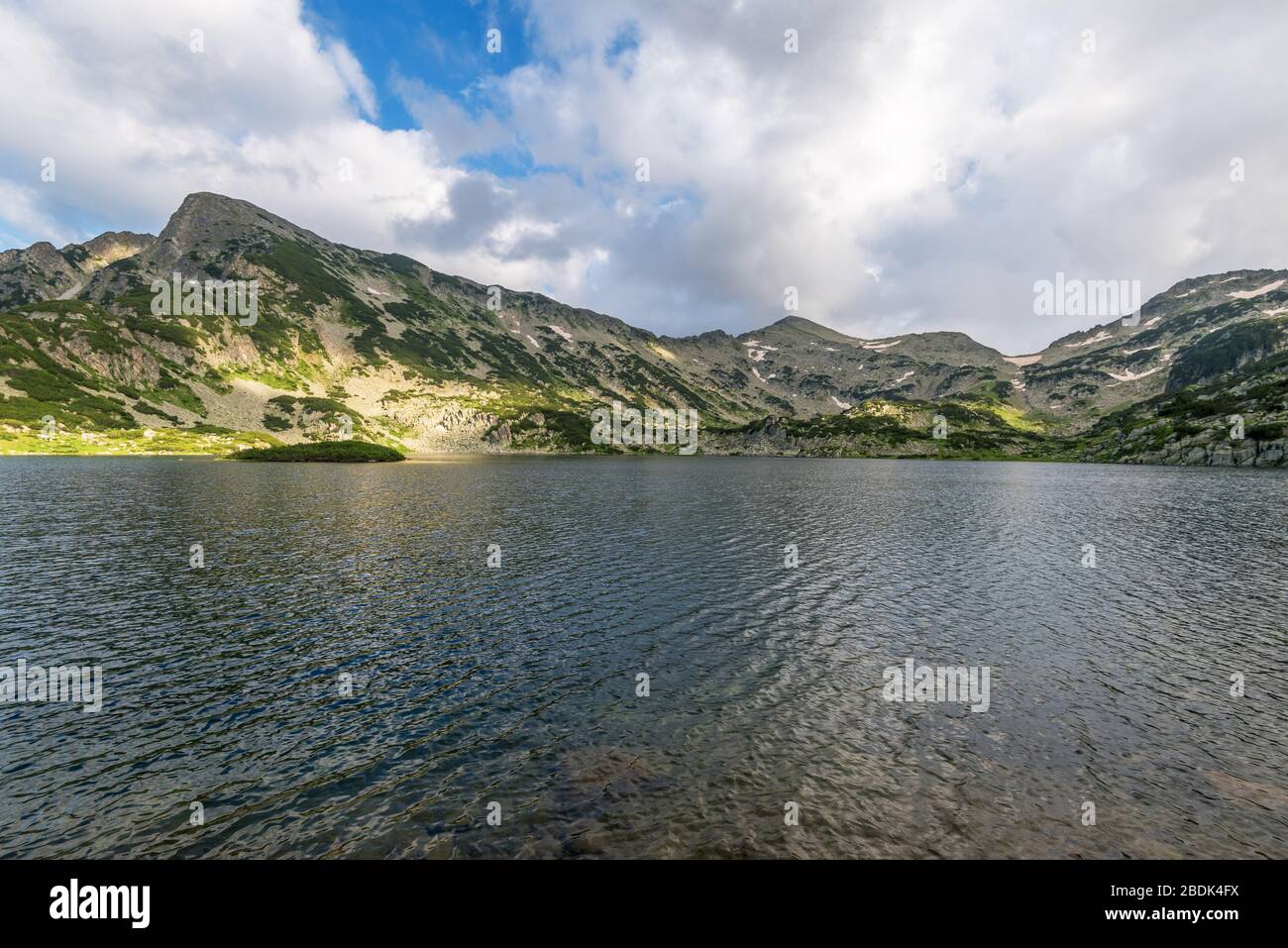 Paesaggio paesaggio estivo, montagna Pirin, Bulgaria. Foto Stock