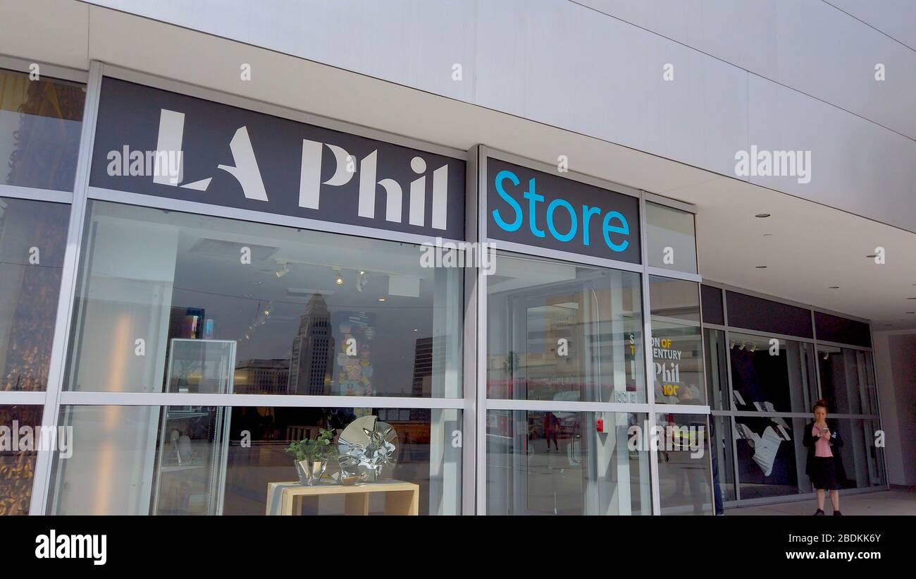 Walt Disney Concert Hall a Los Angeles Downtown - LOS ANGELES, USA - 1 APRILE 2019 Foto Stock