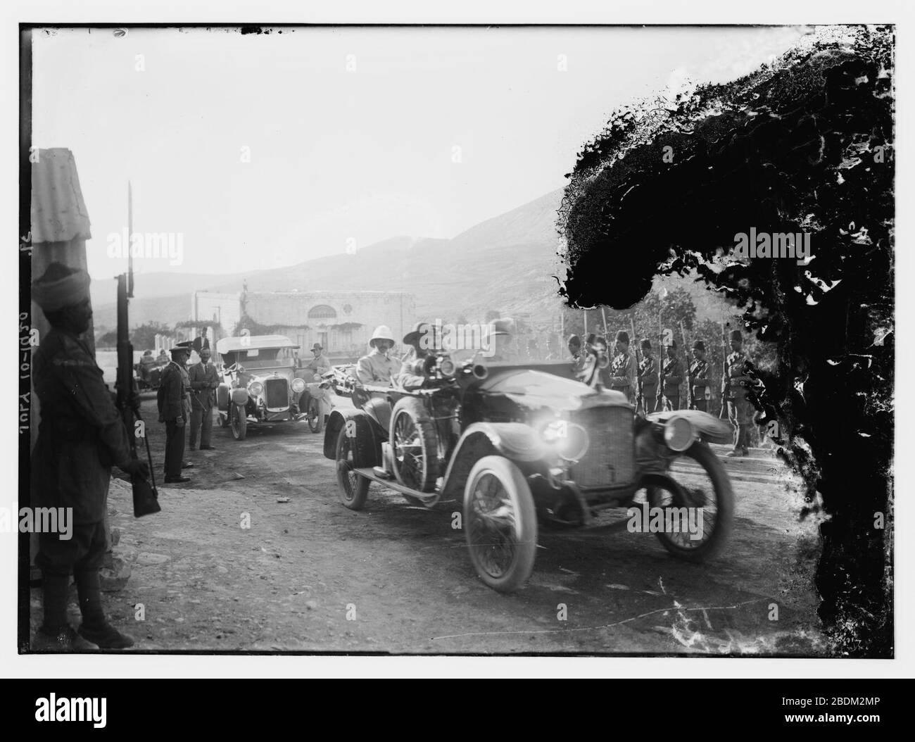 S.S. (Es. Herbert Samuel) in auto, 10 luglio 1920 Foto Stock