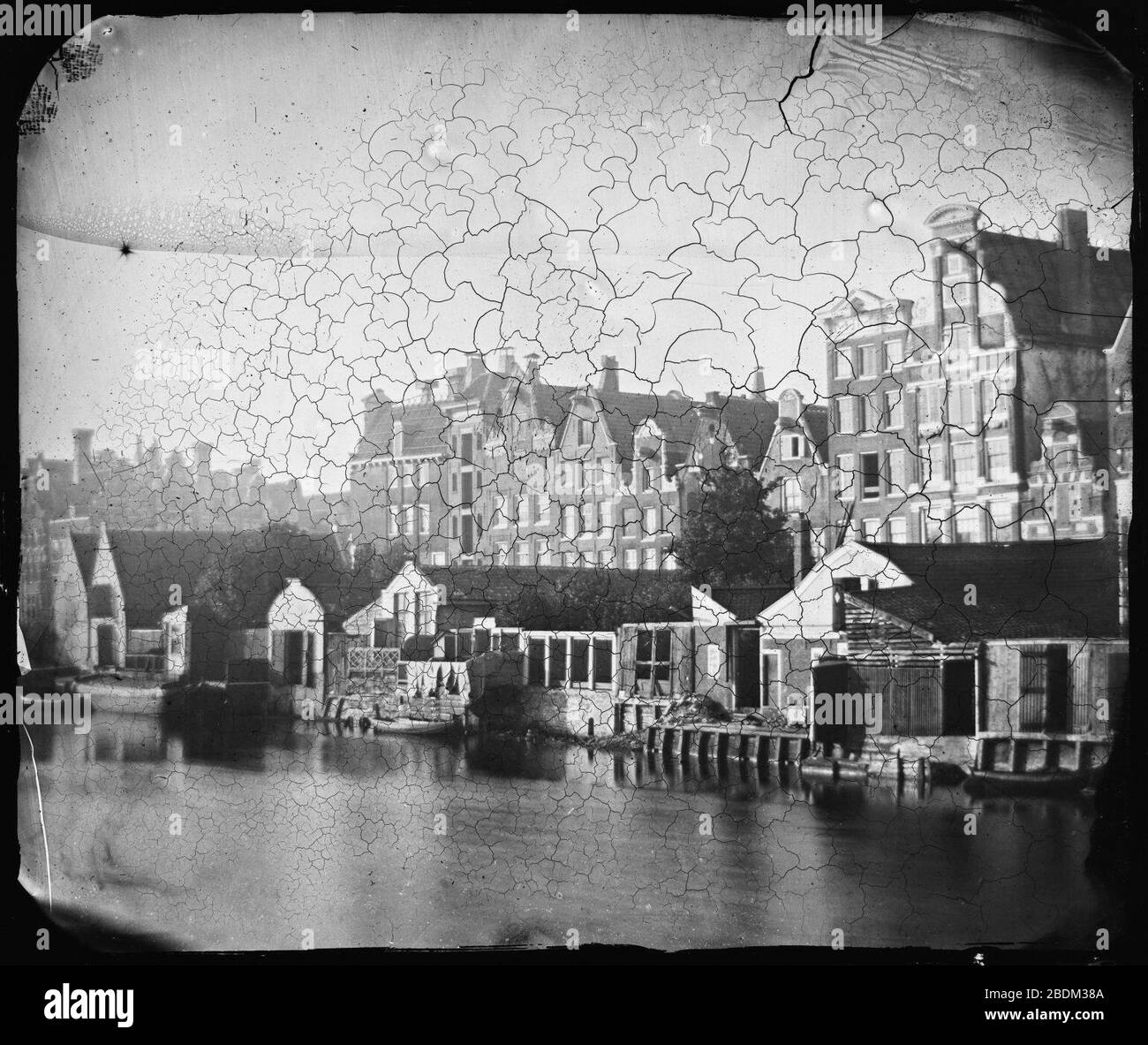 Haarlemmer Houttuinen 67-83, 1860-1870 (max res). Foto Stock