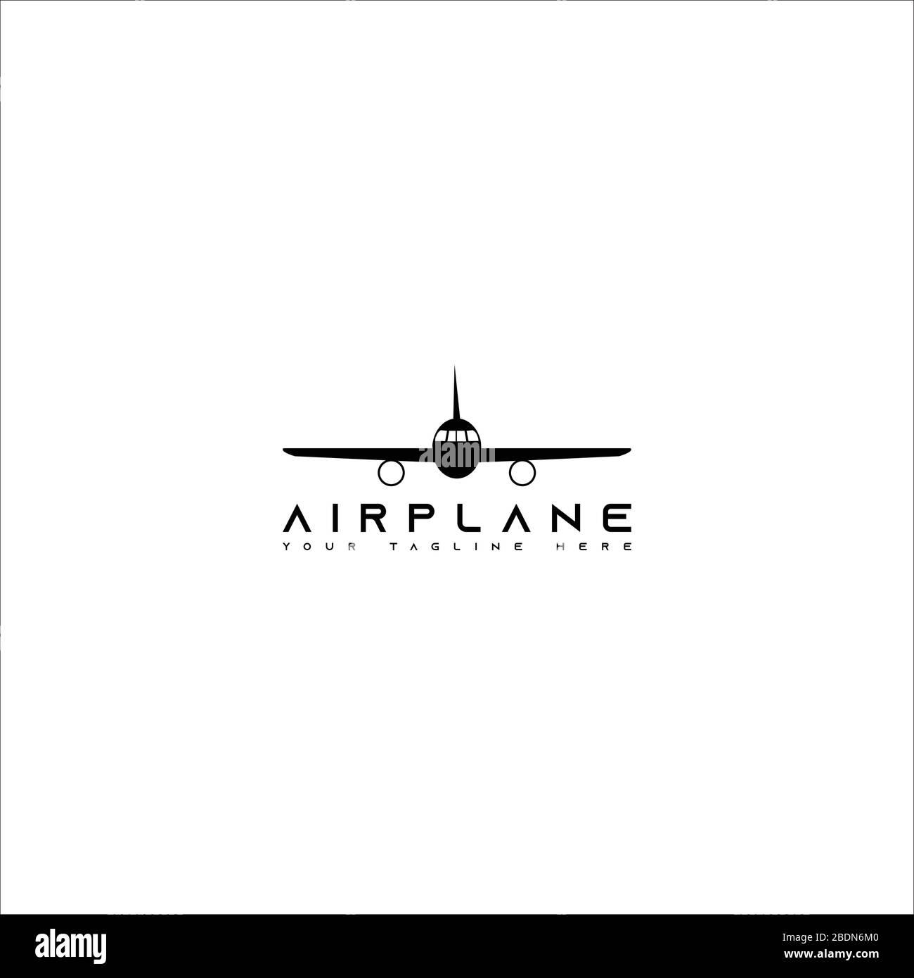 Questo logo raffigura gli aerei. Questo logo è buono per l'uso da parte di aziende o imprese impegnate nel settore dell'aviazione. Illustrazione Vettoriale