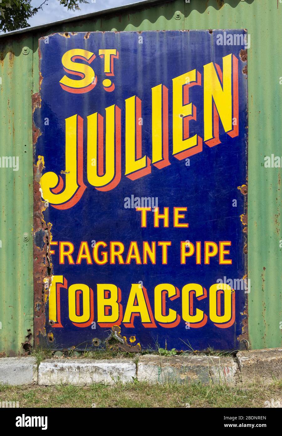 Vintage St Julien - il profumato segno di tabacco pipe Foto Stock