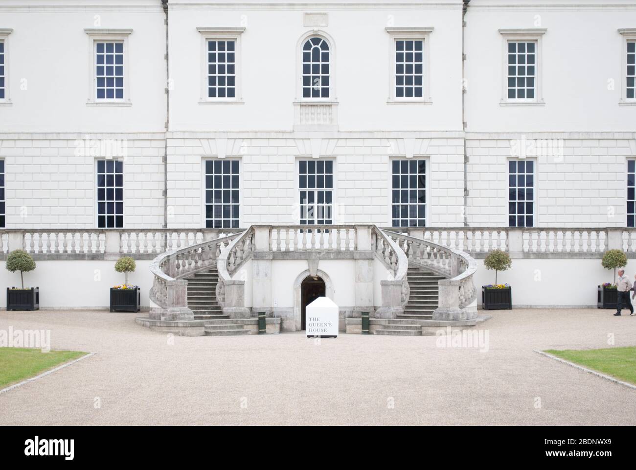 Unesco Inglese architettura Barocca Vecchio Collegio Navale reale, King William Walk, Greenwich, Londra SE10 9NN di Sir Christopher Wren John Vanbrugh Foto Stock