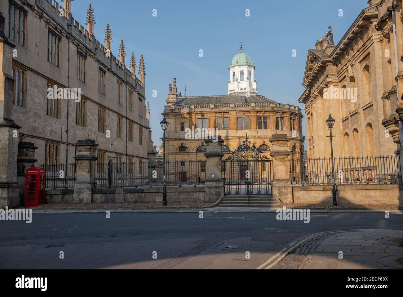 Il Sheldonian Theatre, Oxford Foto Stock