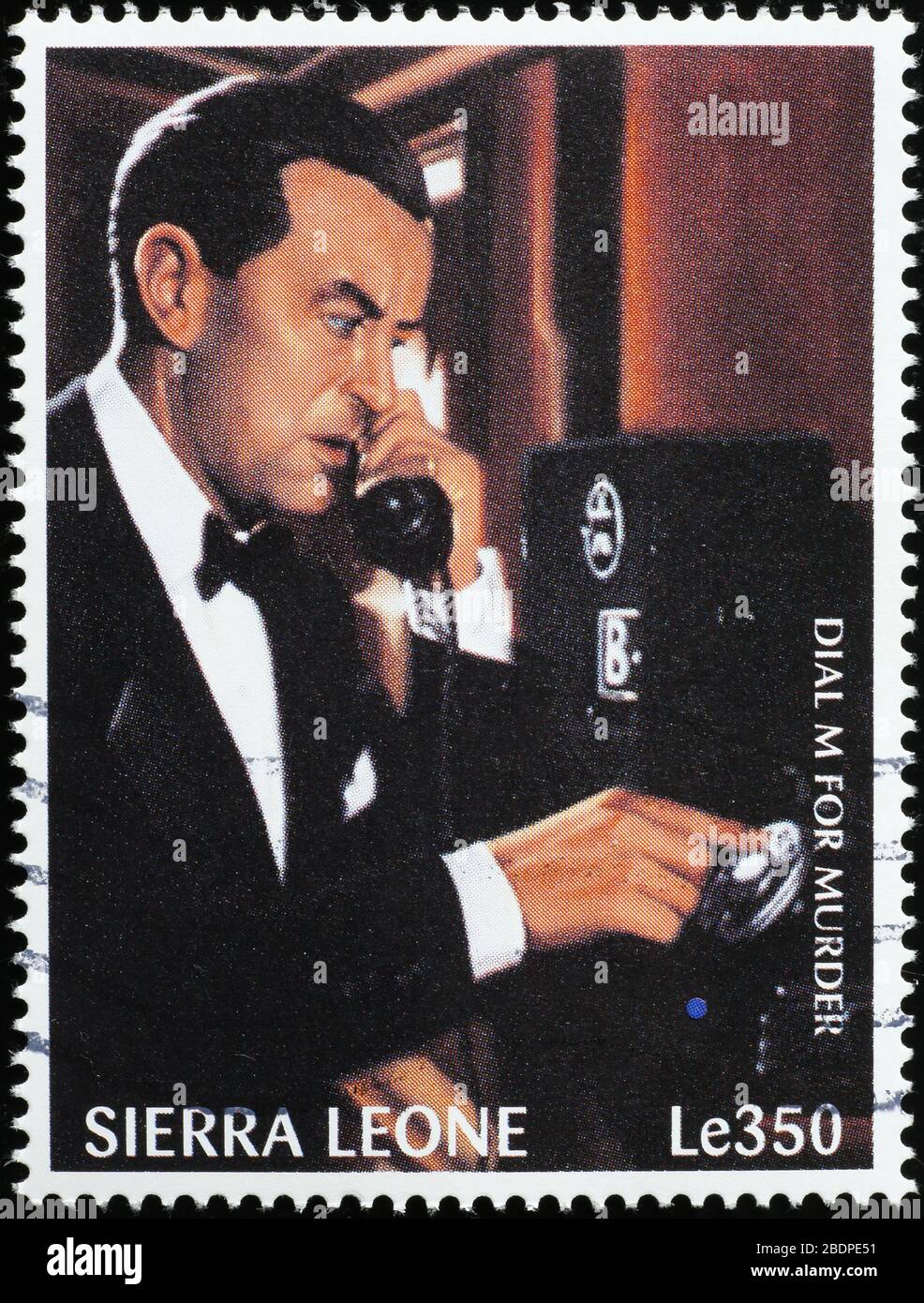 Scena dal Dial M per Murder di Hitchcock sul timbro Foto Stock