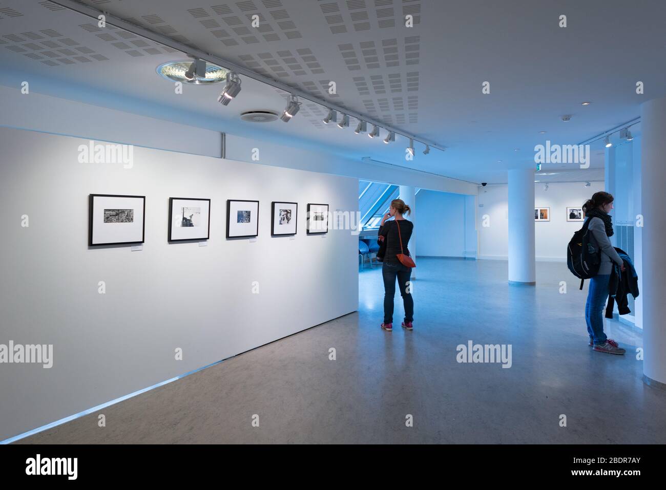 L'interno di Growahus – il Museo Reykjavik della fotografia, Islanda Foto Stock