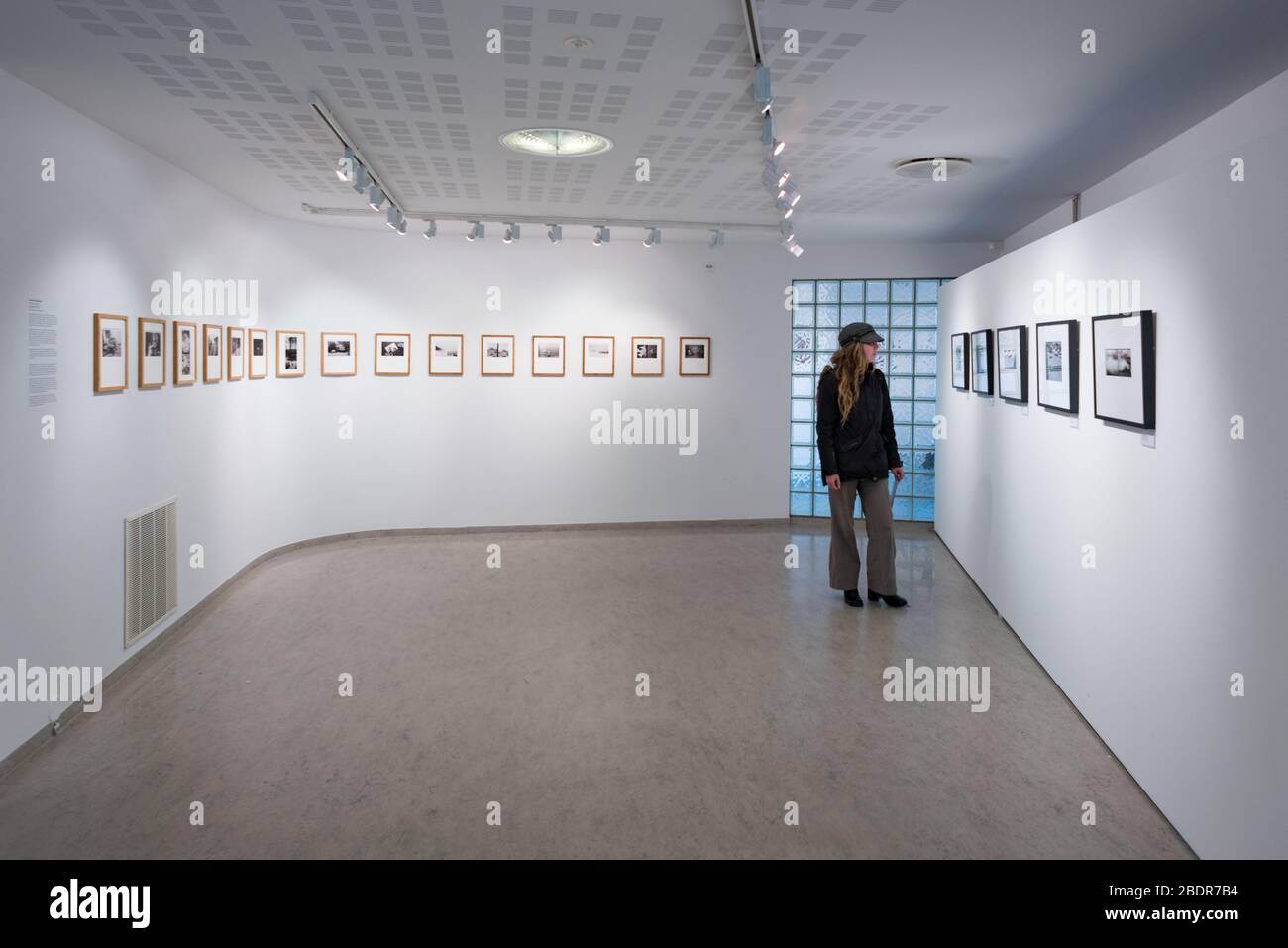L'interno di Growahus – il Museo Reykjavik della fotografia, Islanda Foto Stock