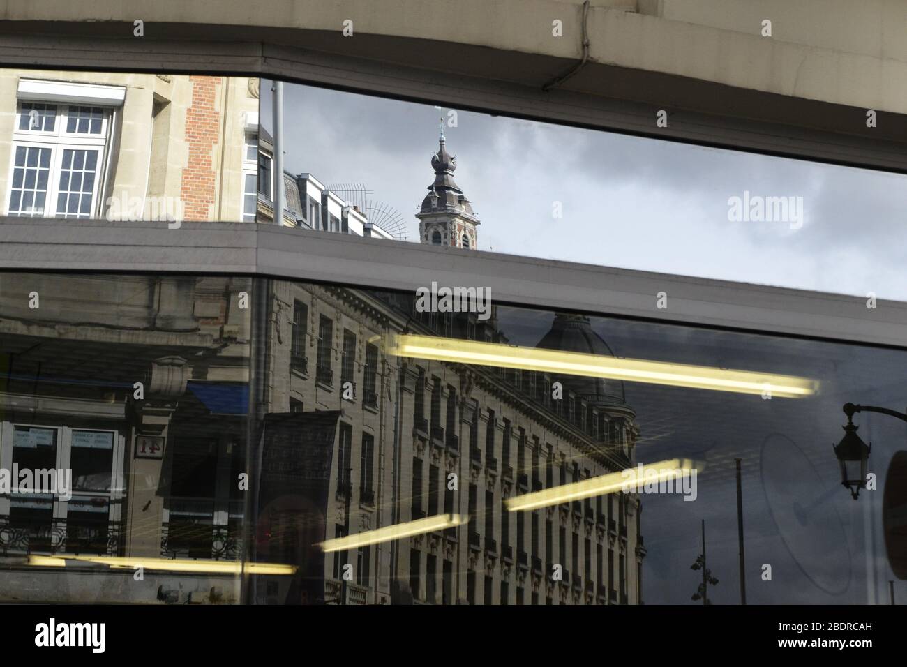 La città di Lille con un altro punto di vista Foto Stock