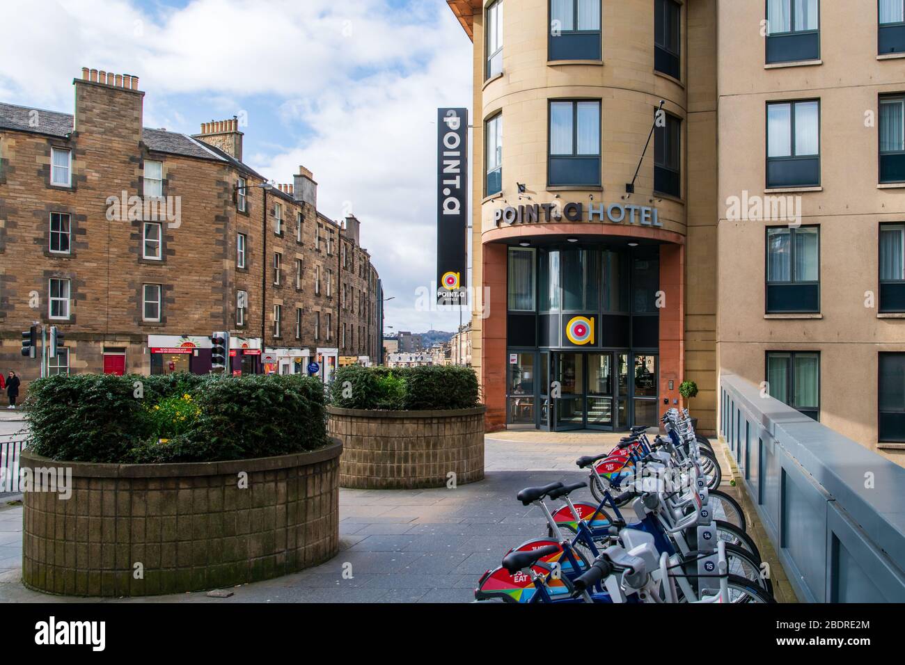 L'hotel point.a su Morrison Street, Edimburgo, Scozia, Regno Unito Foto Stock