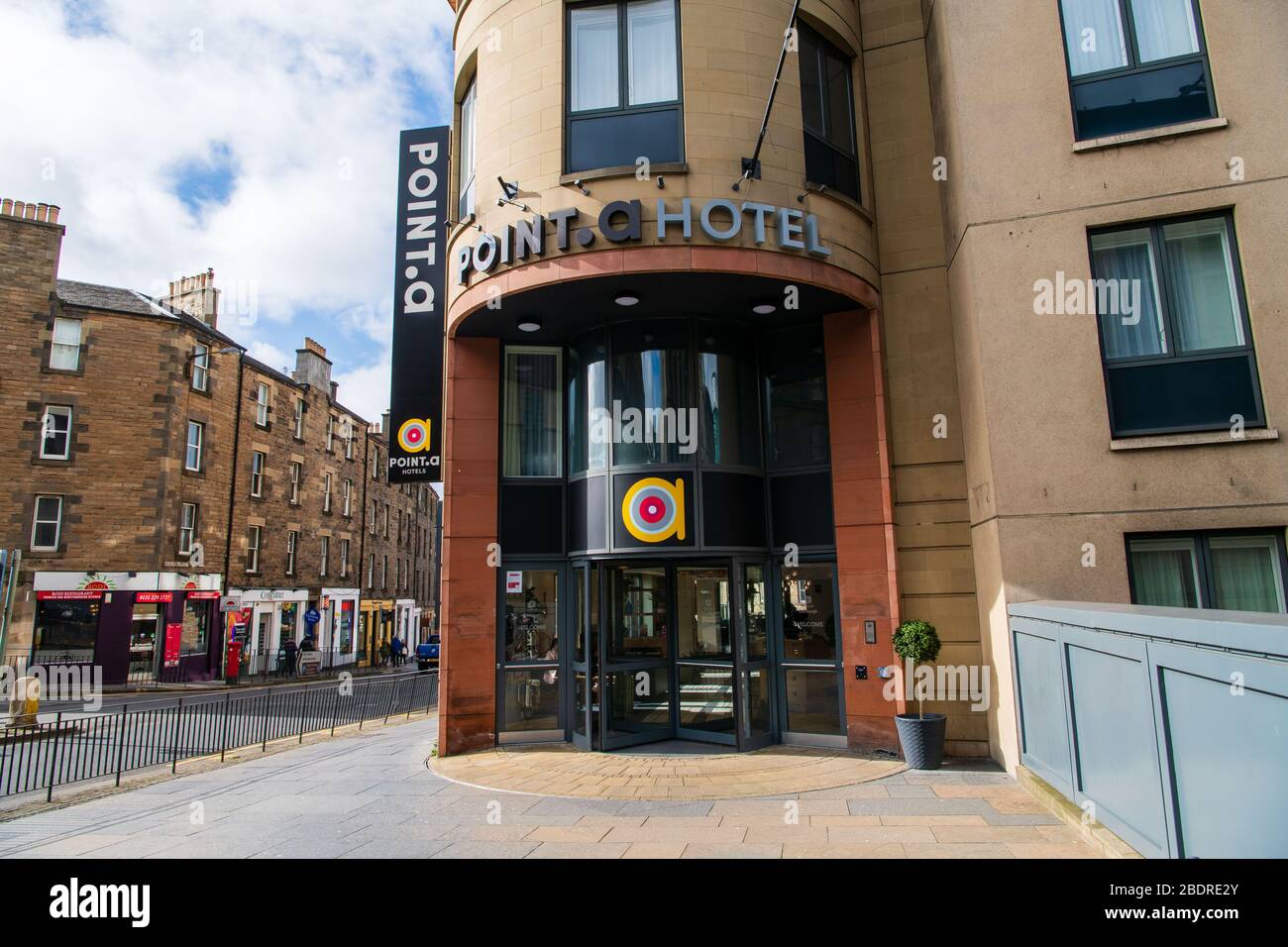 L'hotel point.a su Morrison Street, Edimburgo, Scozia, Regno Unito Foto Stock