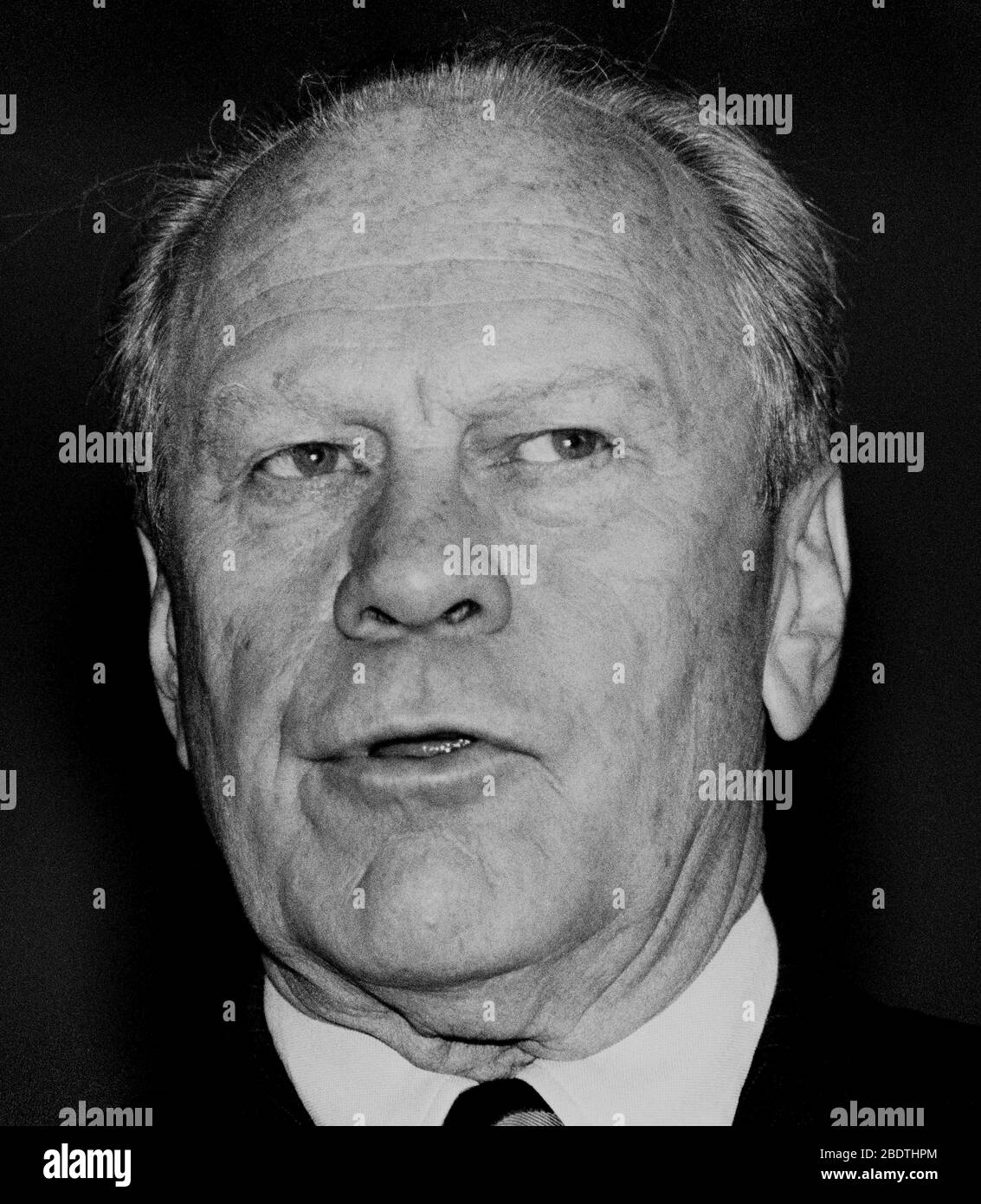 Ex Presidente Gerald Ford 28 novembre 1988 Foto Stock