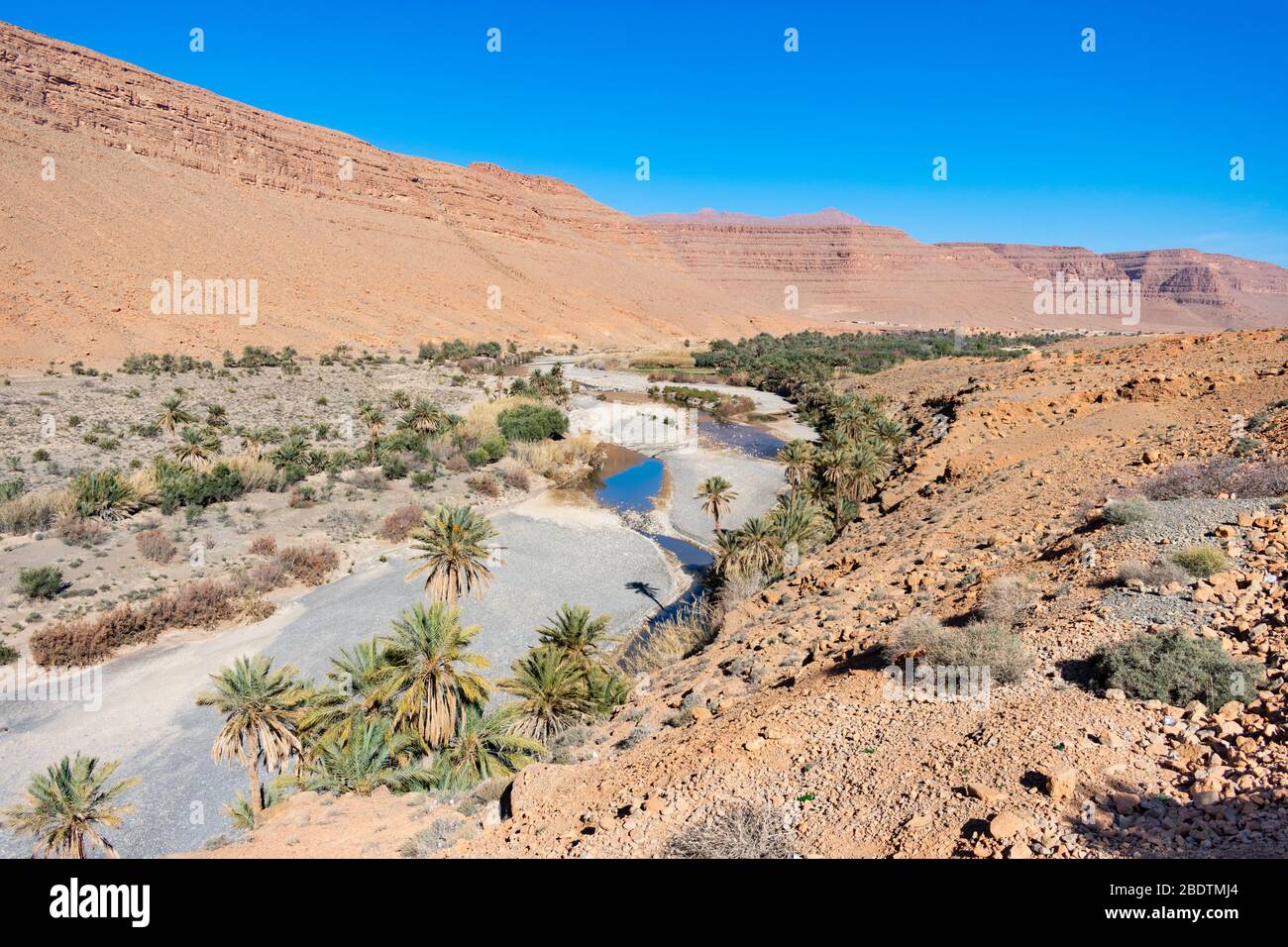 Ziz Valley in Marocco Foto Stock
