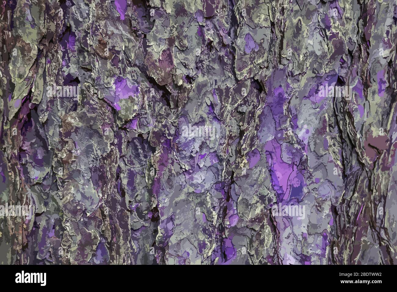 Abstract immagine multicolore, realizzata con una spazzola. Illustrazione Vettoriale