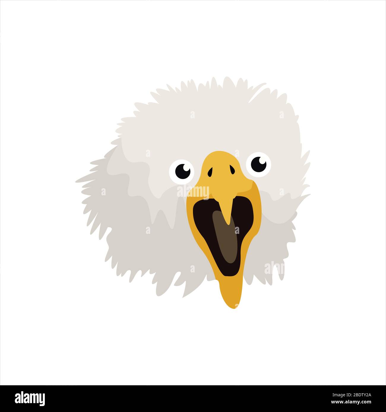 Emblema moto aquila testa clip art personaggio illustrazione Illustrazione Vettoriale