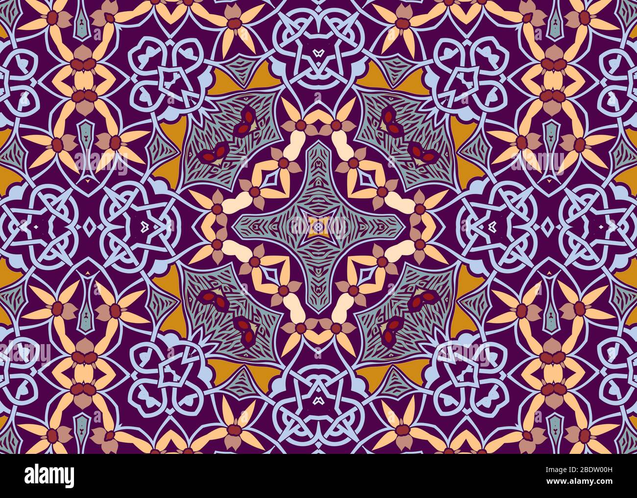 Marocco sfondo per carta da parati, sfondo, art deco, tessile, stampa Foto Stock