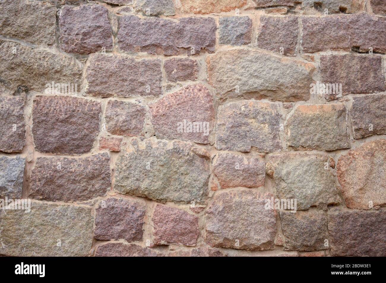 Old Fort Rock Stone Big Wall texture per sfondo sporco Vecchio classico Wall pattern Stock Fotografia Foto Stock