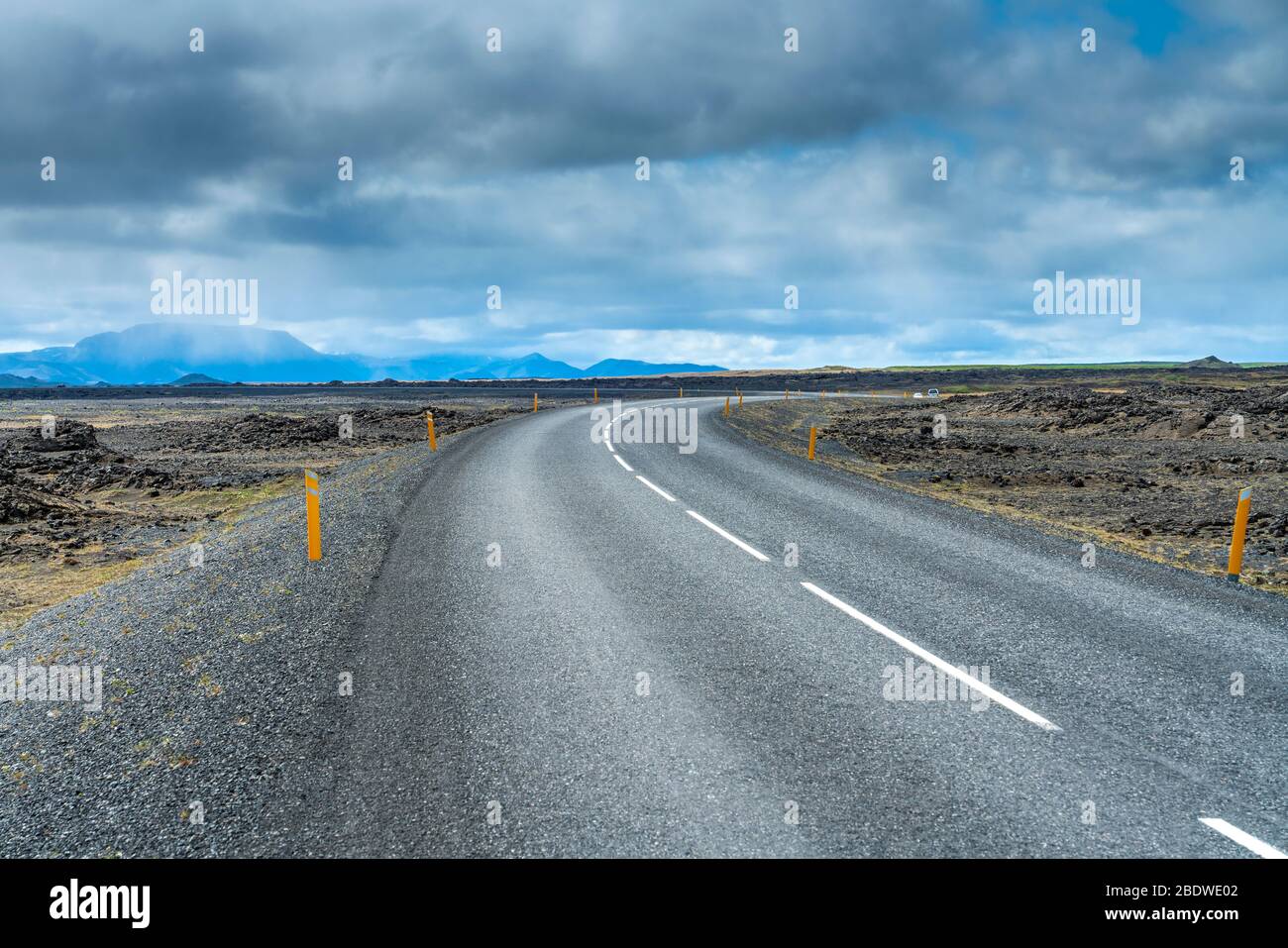 Paesaggio islandese lungo la strada 862, Regione Nordest, Islanda Foto Stock