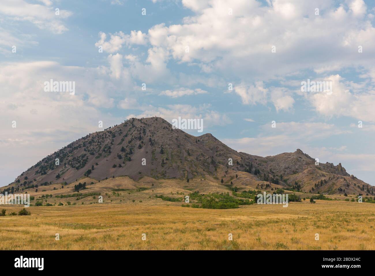 Un paesaggio di Butte scenico Foto Stock