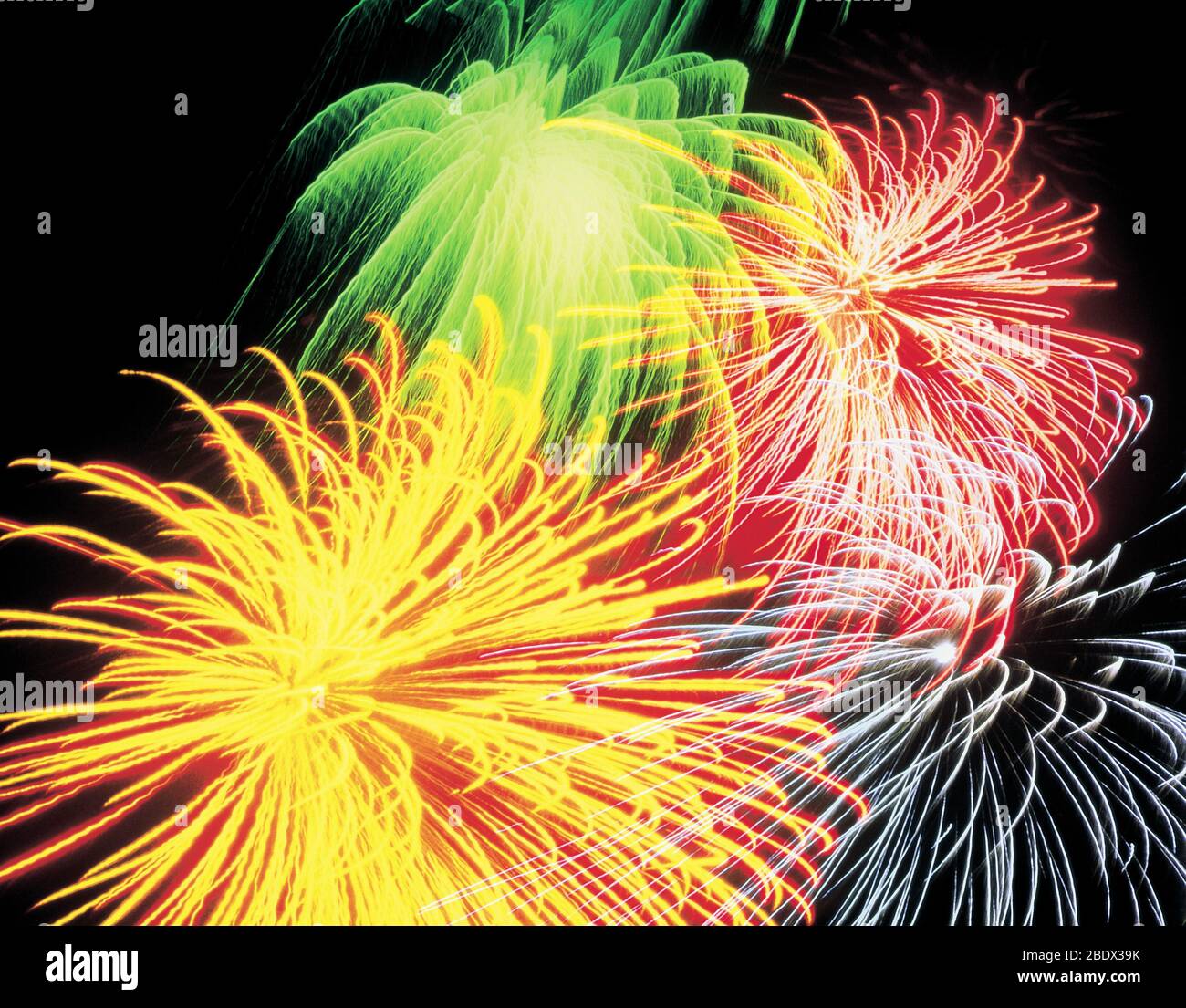 Fuochi d'artificio Foto Stock