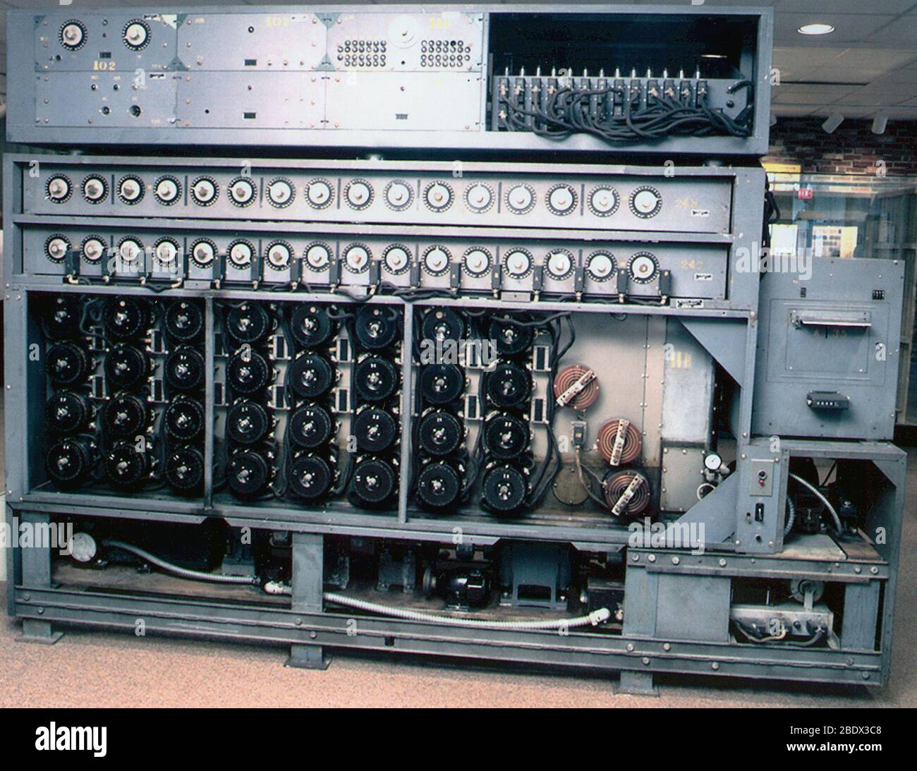 US Navy versione di Turing Bombe, anni '40 Foto Stock