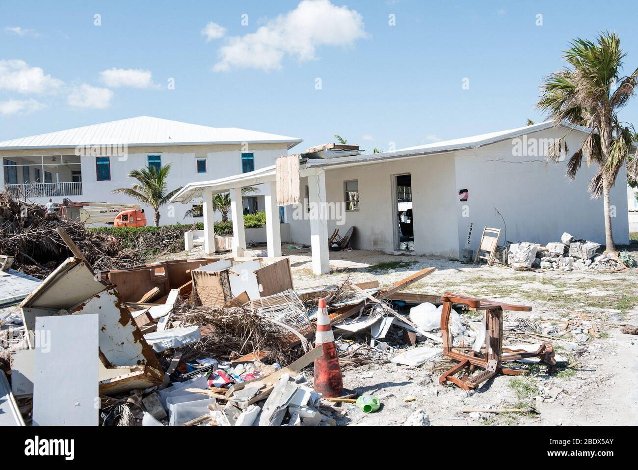 Uragano Irma danni Foto Stock
