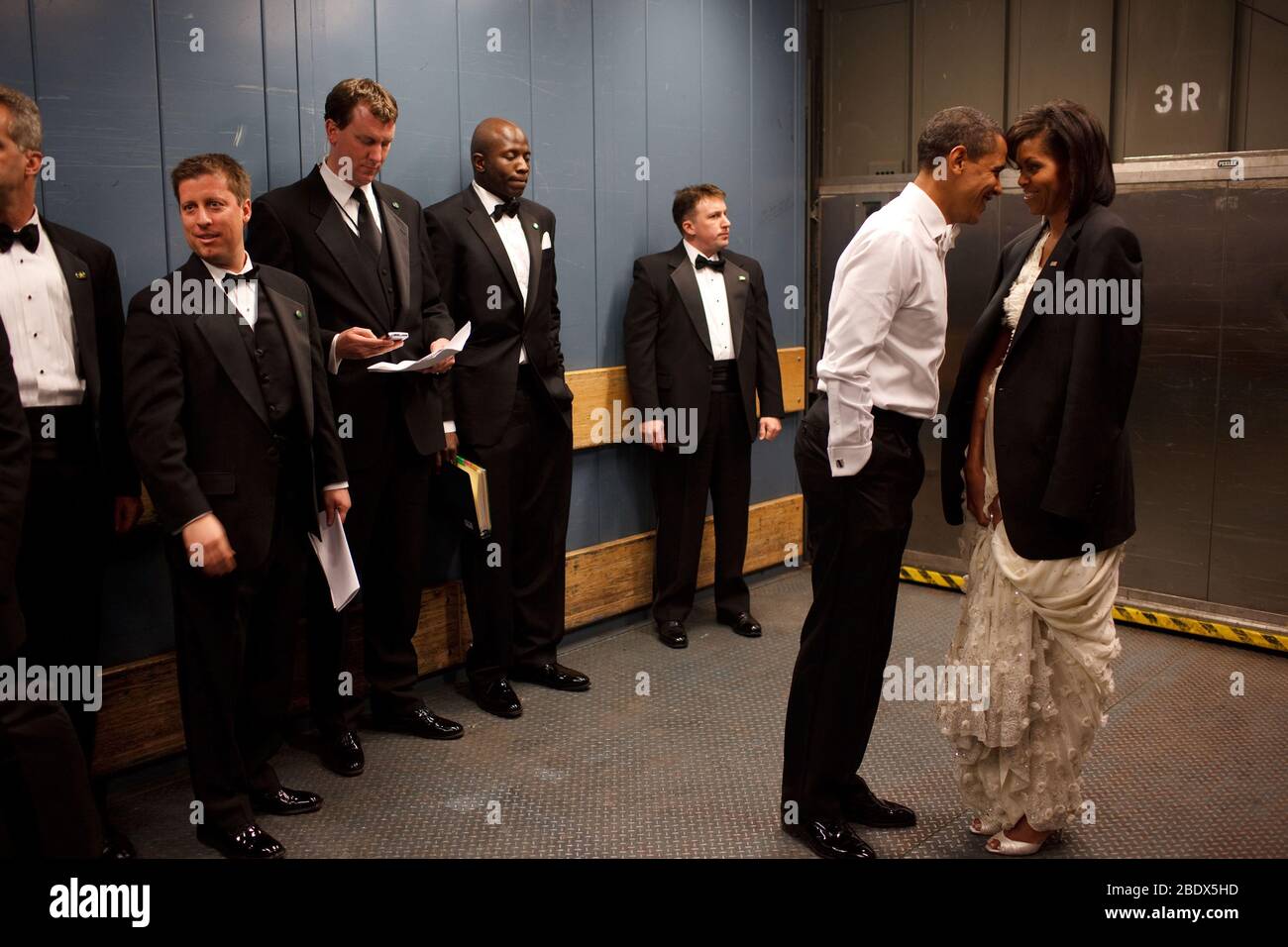 Presidente Barack Obama e First Lady Michelle Obama, 2009 Foto Stock