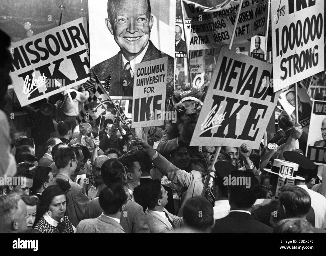 1952 Convention Nazionale Repubblicana Foto Stock