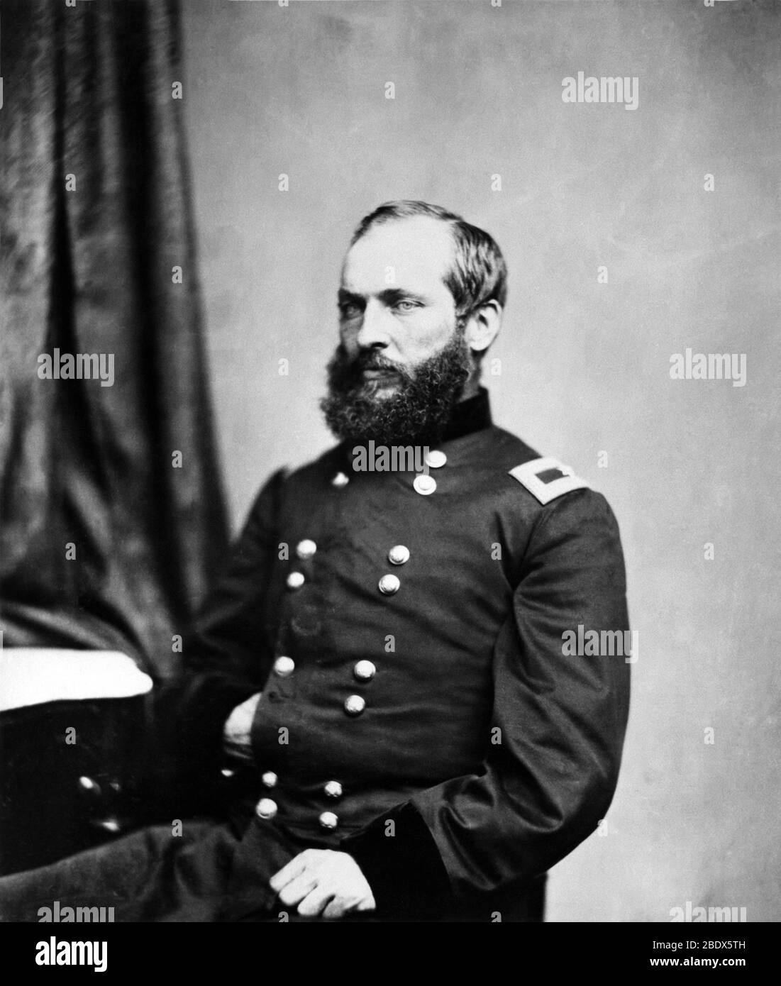 Il maggiore generale James A. Garfield Foto Stock
