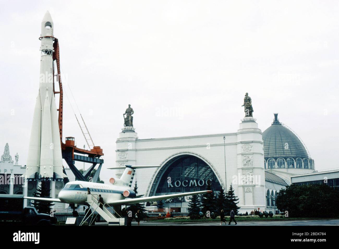 Modello di Vostok Space Launcher, Mosca Foto Stock