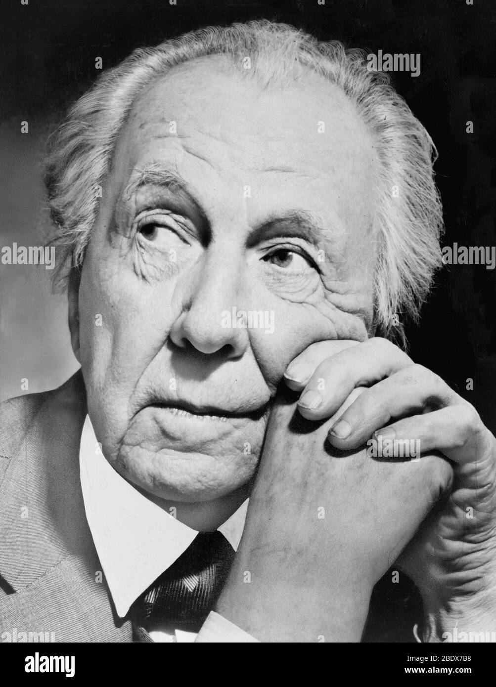 Frank Lloyd Wright, architetto americano Foto Stock