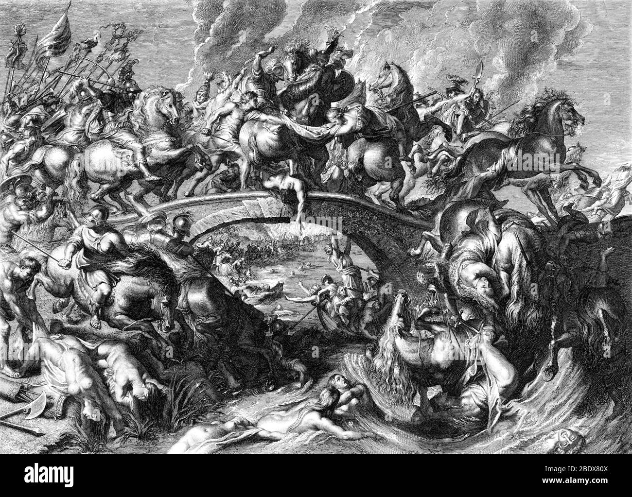 Battaglia dei guerrieri Amazon Foto Stock