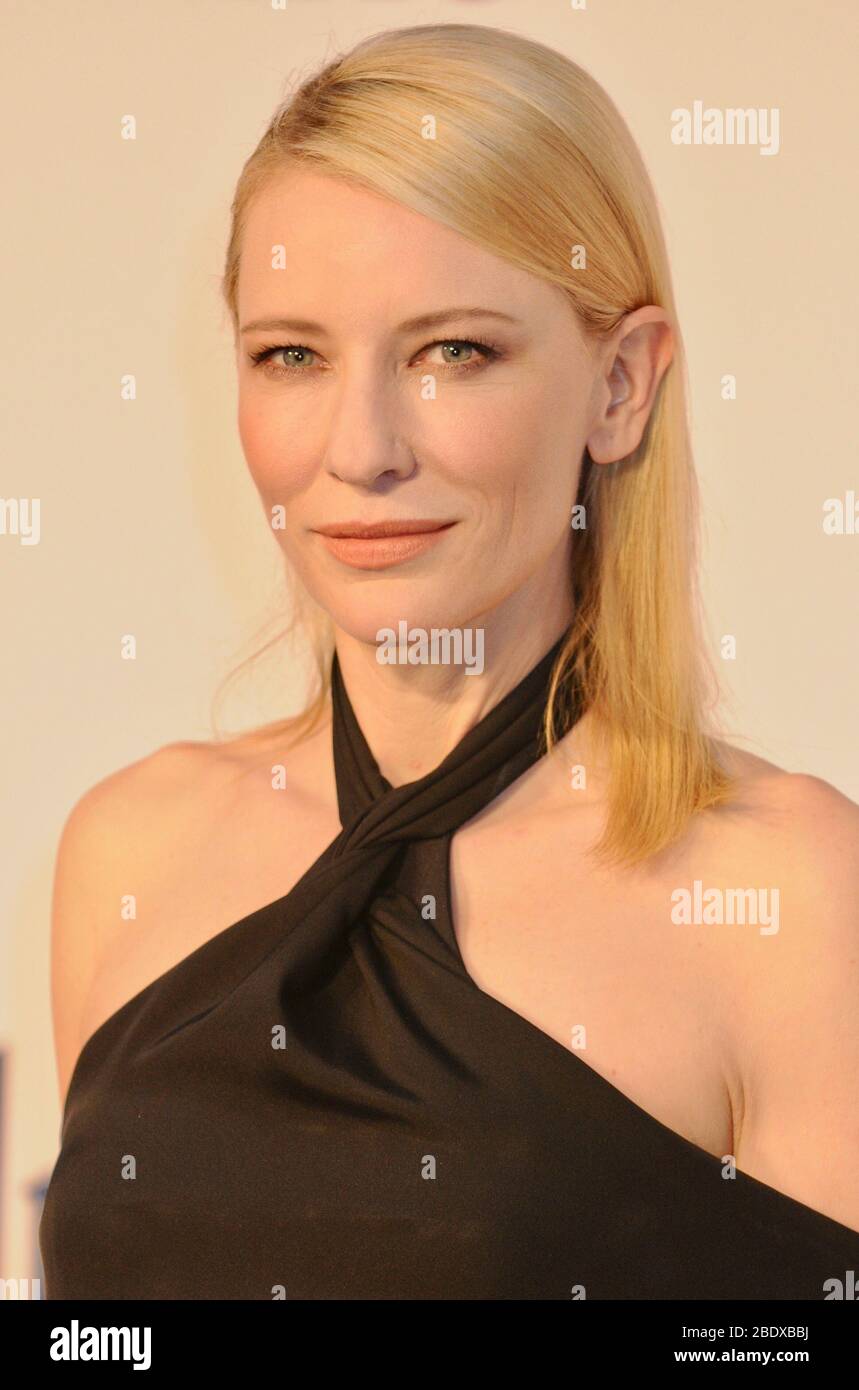 Cate Blanchett, Blue Jasmine UK Premiere, Odeon West End, Leicester Square, Londra. REGNO UNITO Foto Stock