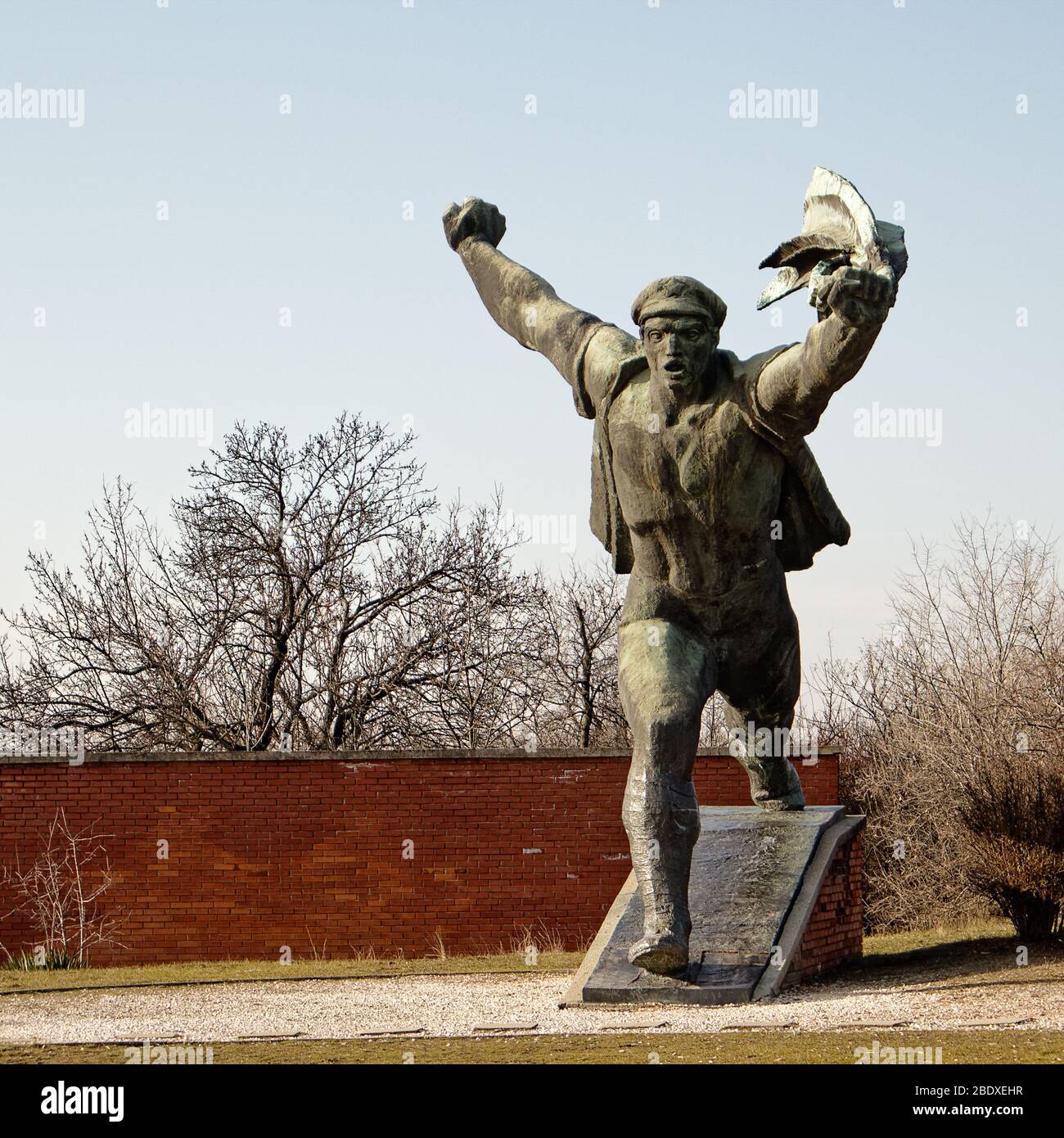 Monumento alla Repubblica socialista ungherese Foto Stock
