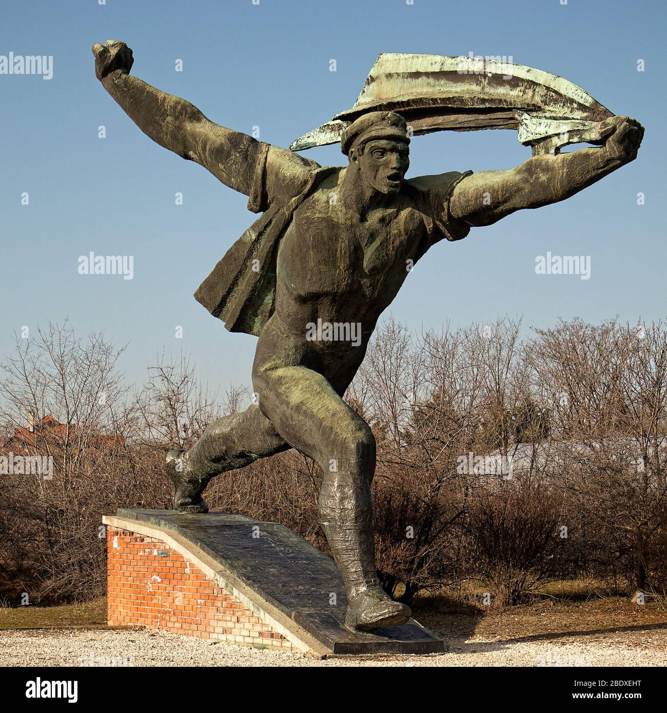 Monumento alla Repubblica socialista ungherese Foto Stock