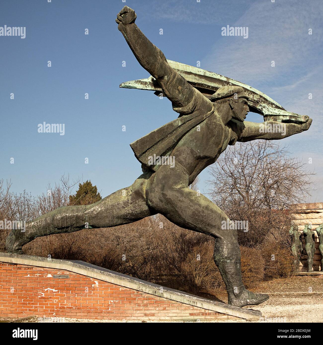 Monumento alla Repubblica socialista ungherese Foto Stock