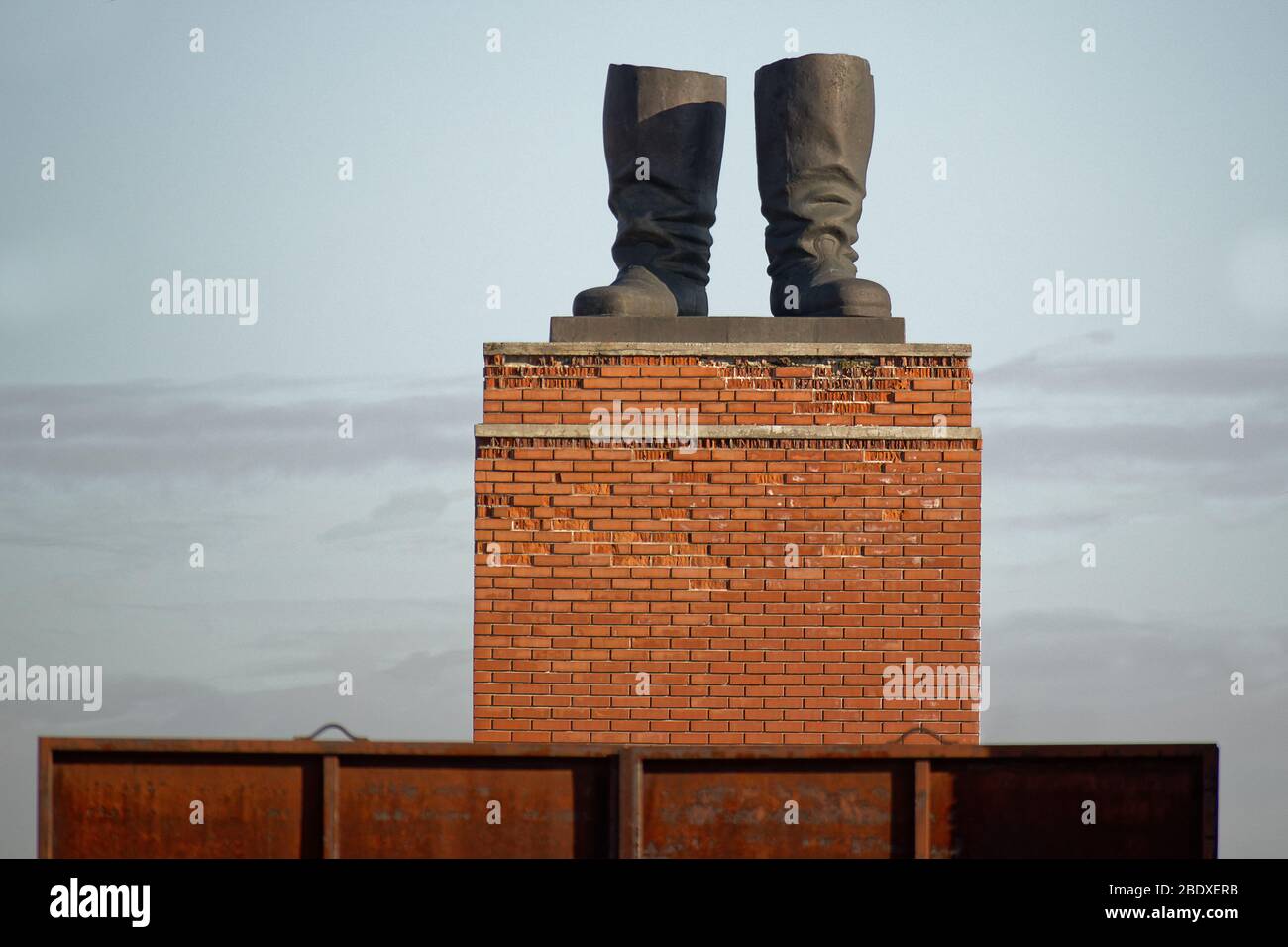 Stalin's Boots Memento Park Budapest Foto Stock