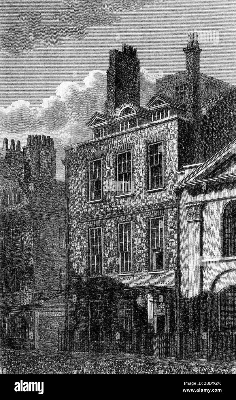 Newton's House e Osservatorio a Londra Foto Stock Newton's House e Osservatorio a Londra Foto Stock