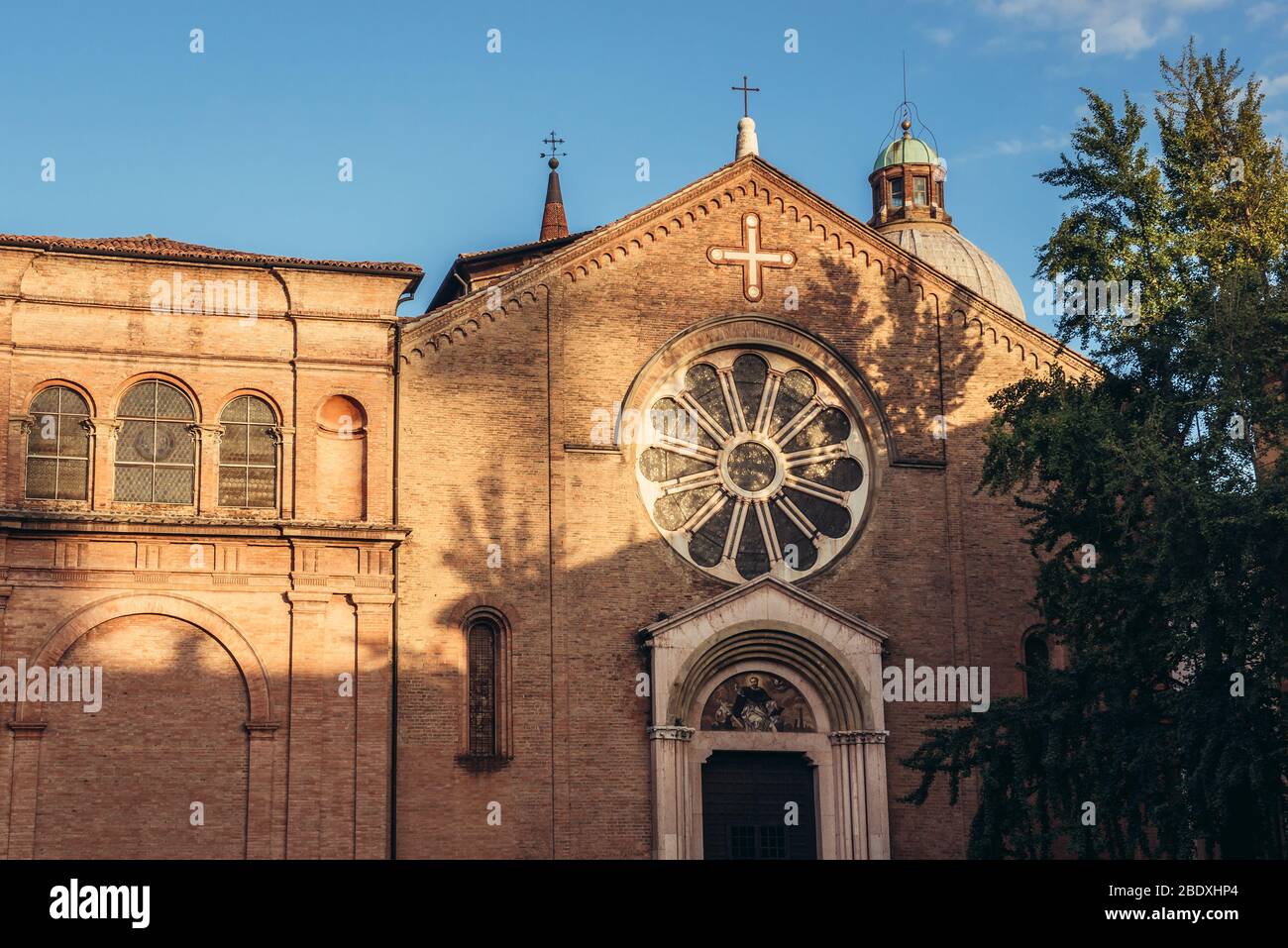 Basilica di San Domenico a Bologna, capitale e città più grande dell'Emilia Romagna del Nord Italia Foto Stock