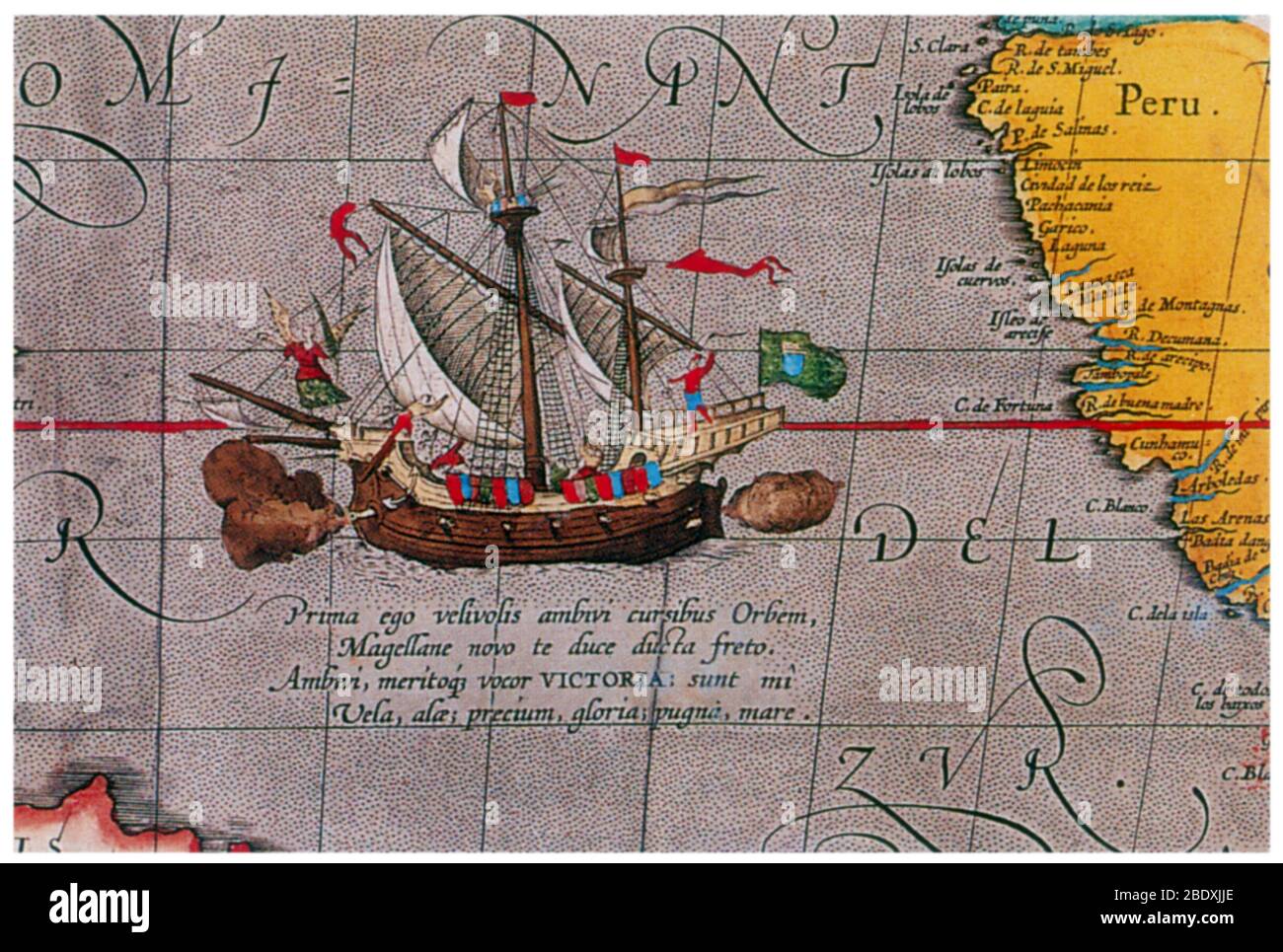 Ferdinand Magellan, Carrack 'Victoria' Foto Stock