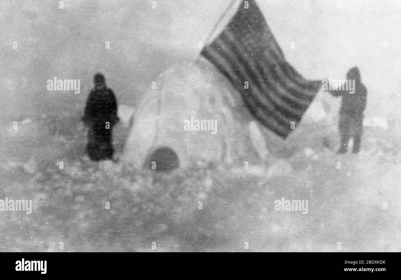 Frederick Cook, North Pole Claim, 1908 Foto Stock