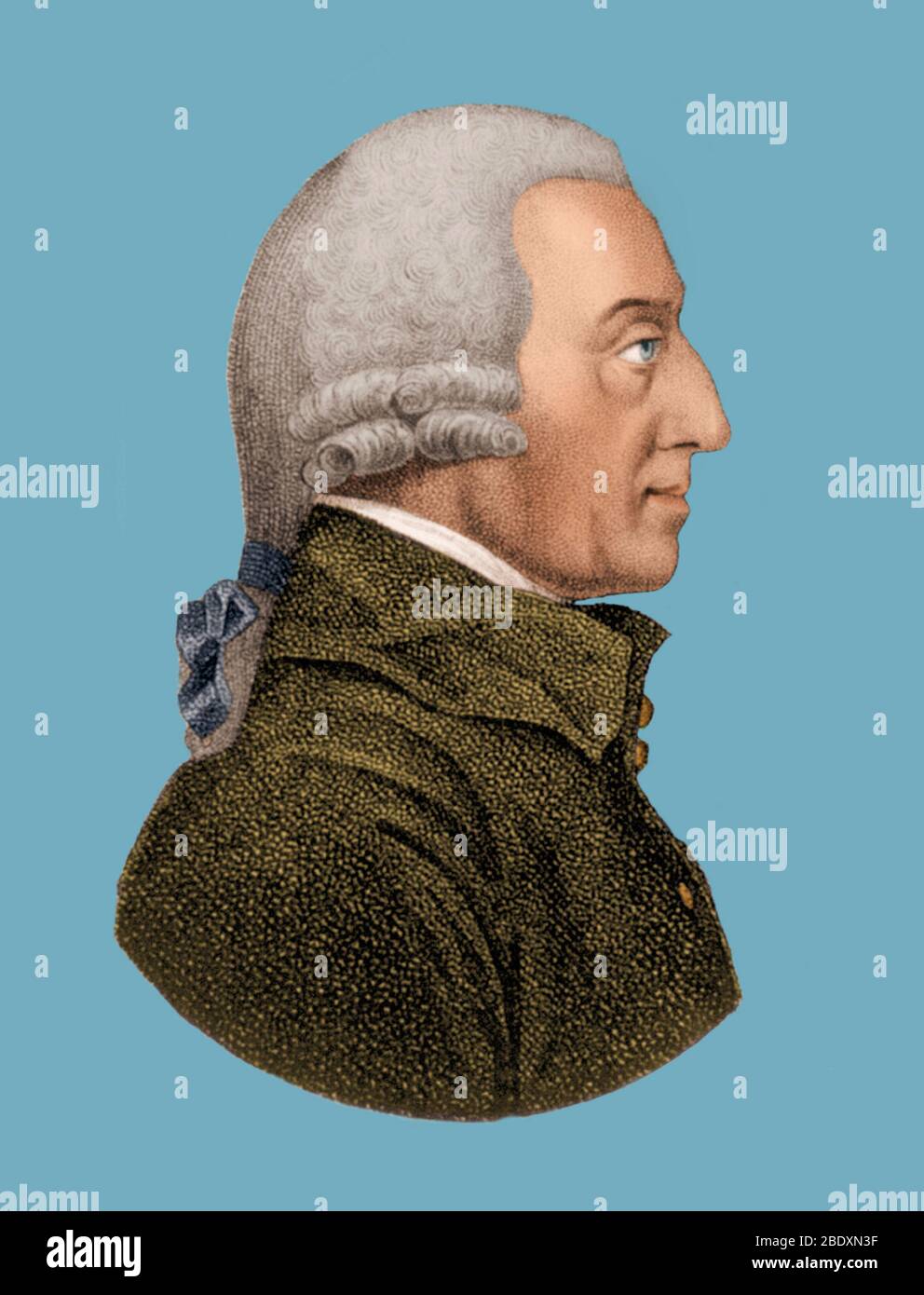 Adam Smith, filosofo ed economista scozzese Foto Stock