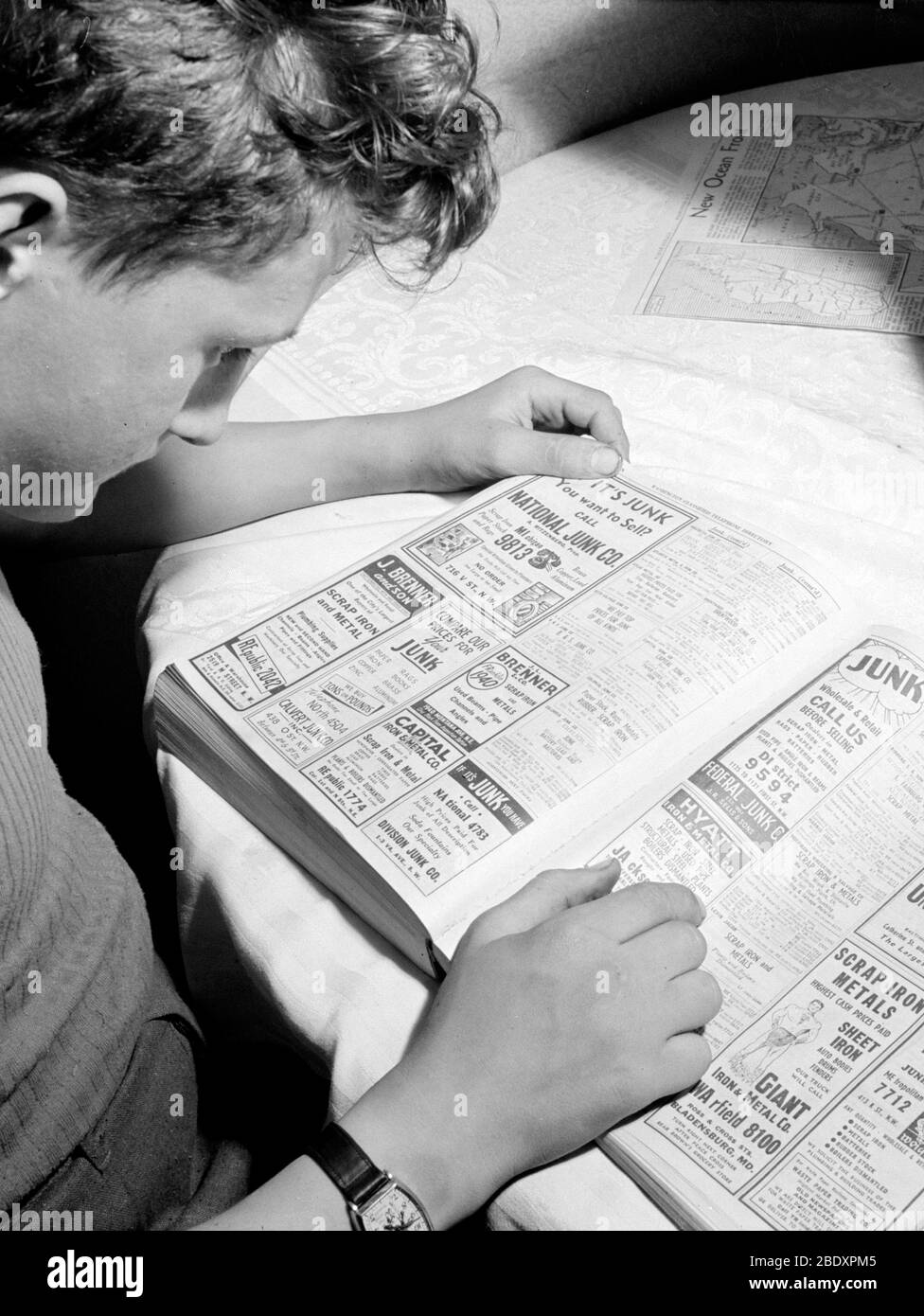 WWII, Campagna di recupero degli scarti, 1942 Foto Stock