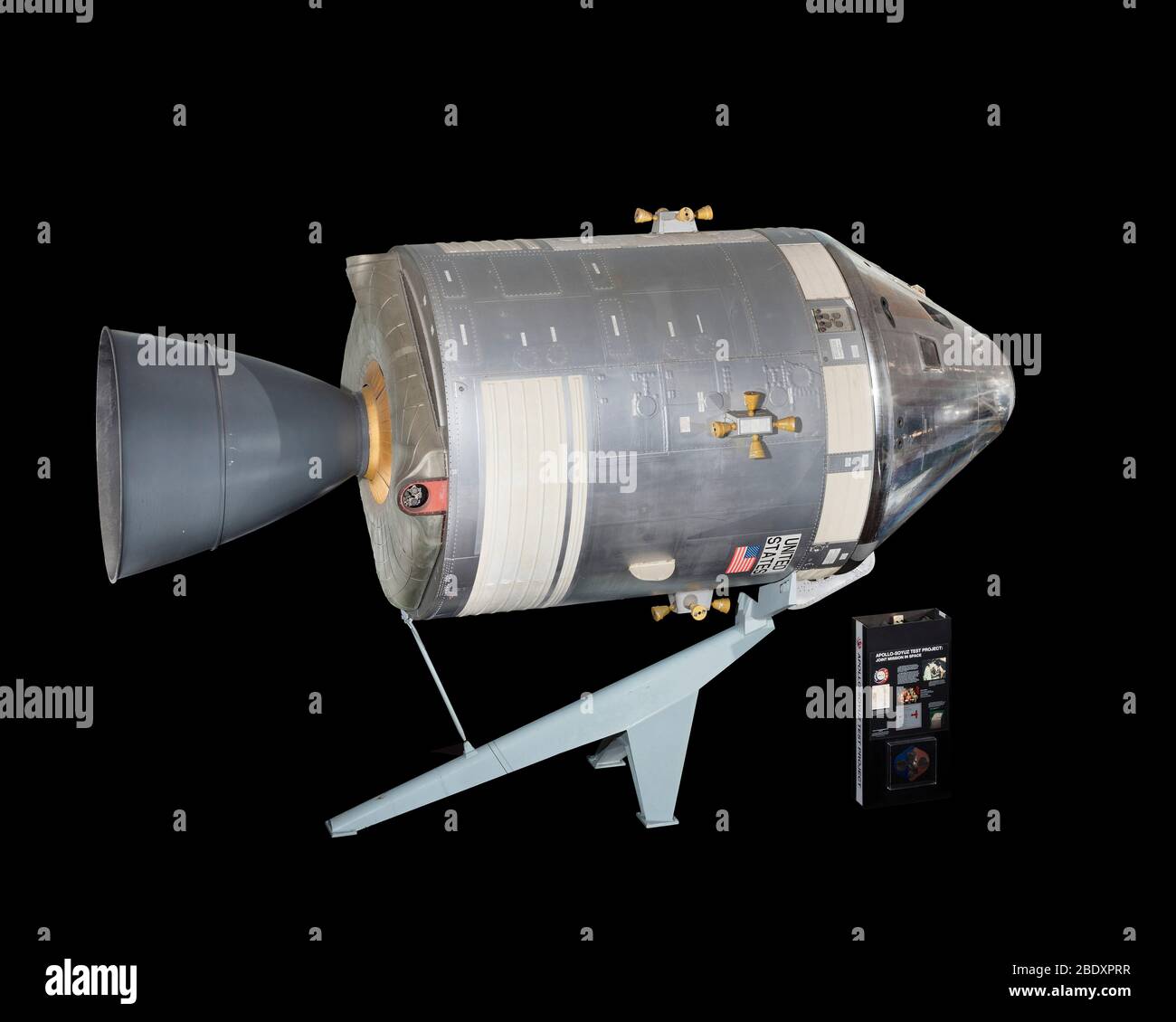 Modulo di comando e manutenzione Apollo Foto Stock