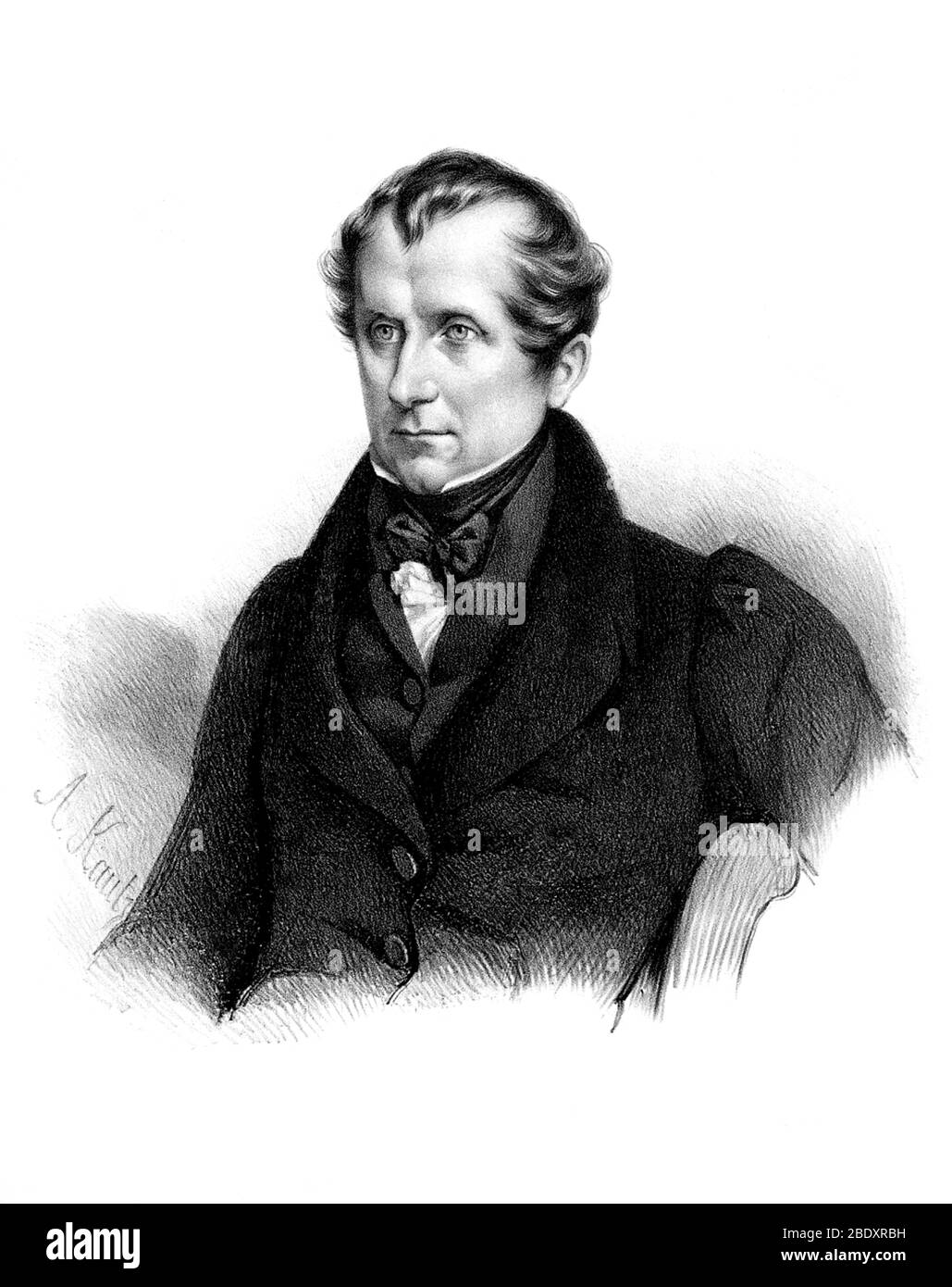 James Fenimore Cooper, autore americano Foto Stock