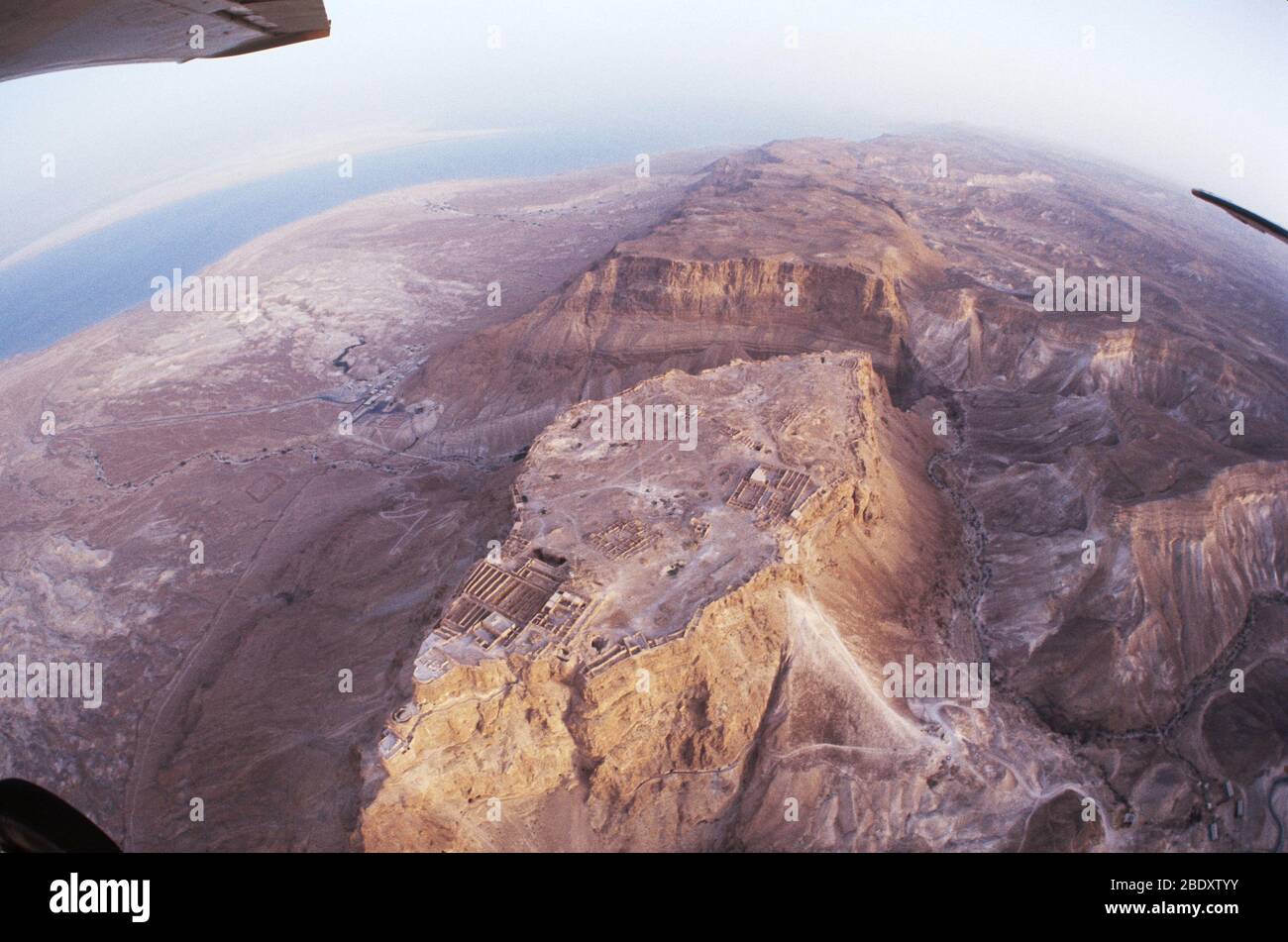 Masada, Israele Foto Stock